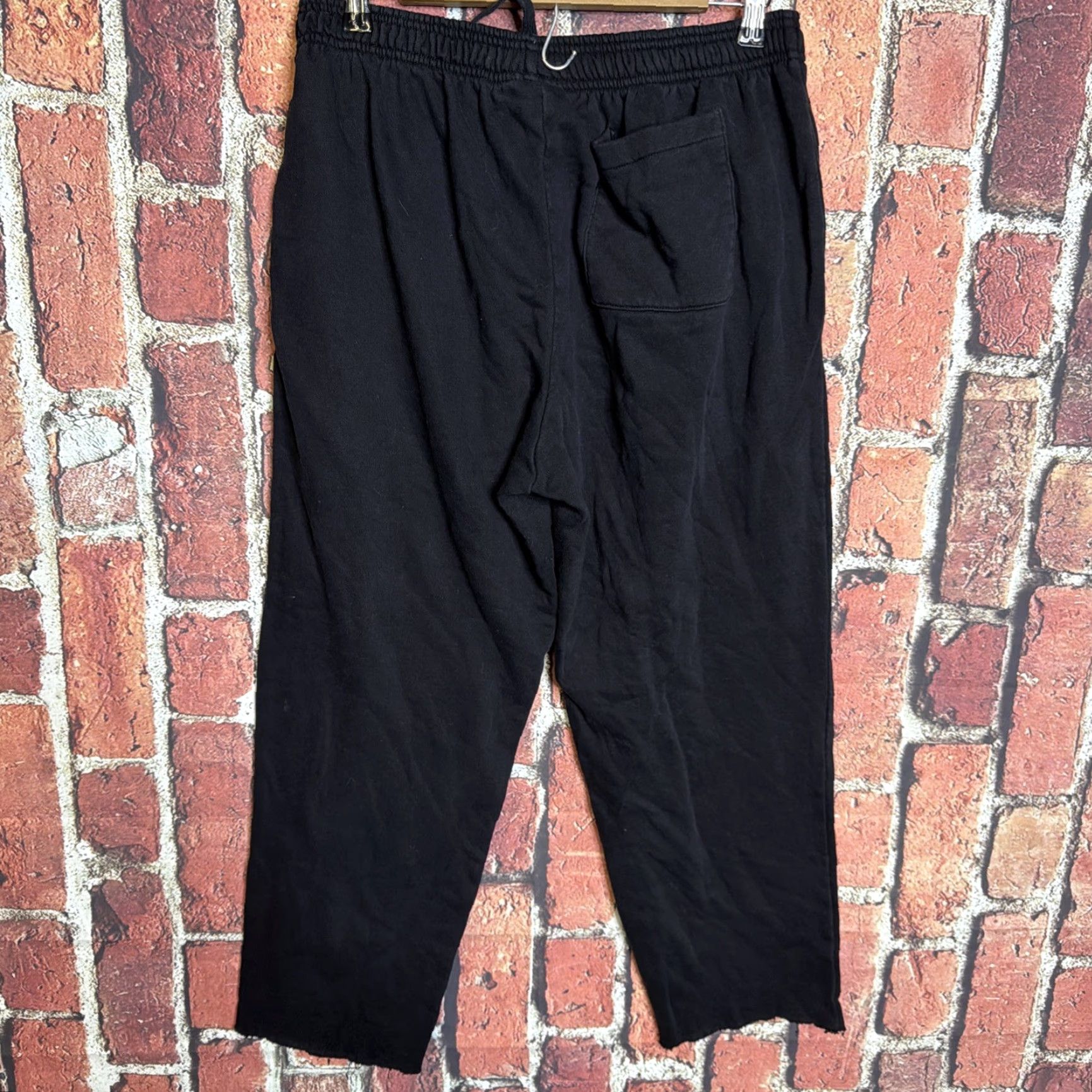 Gap GAP Mickey Mouse Joggers Men's L Black Sweatpants Drawstring Pockets Size US 33 - 4 Thumbnail