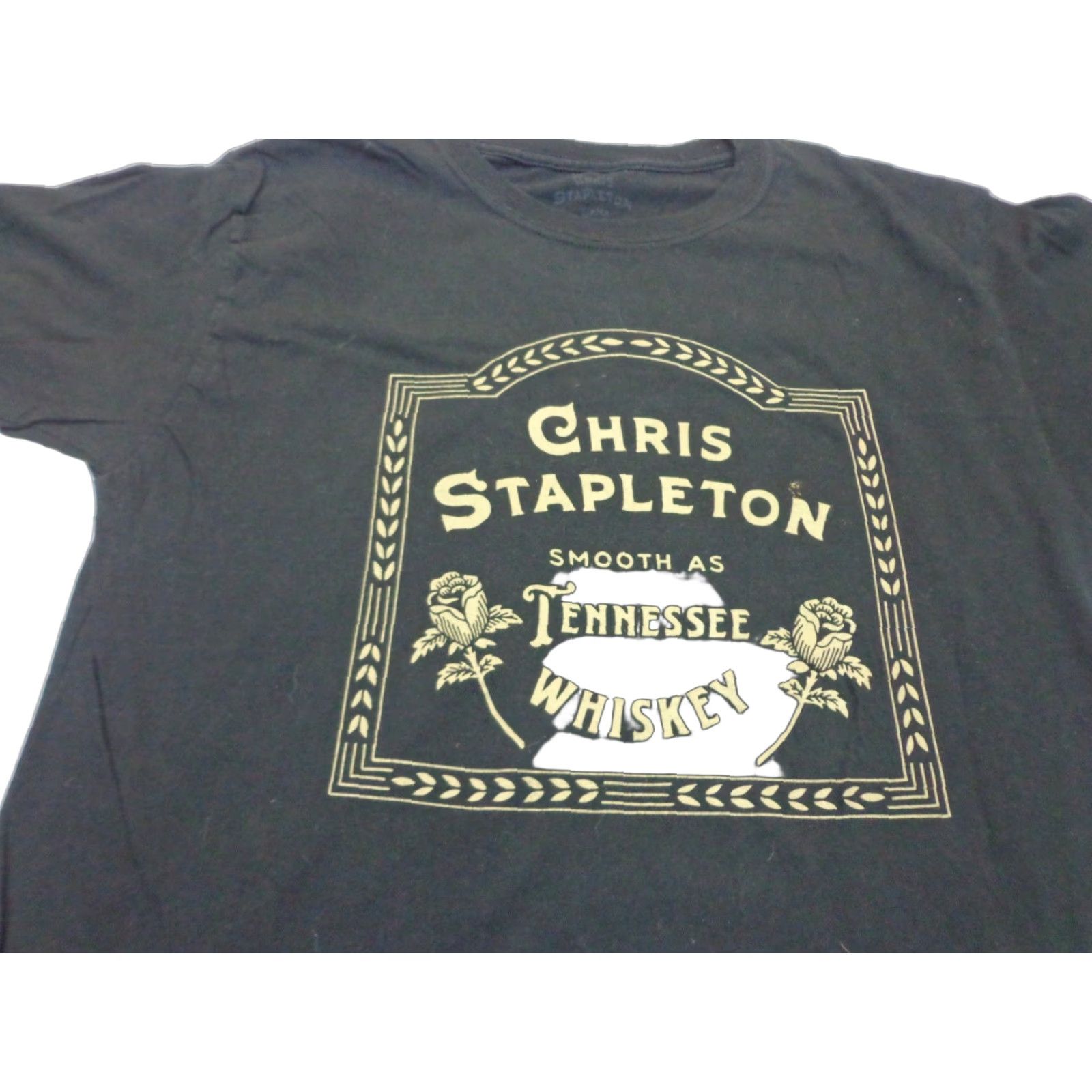 Vintage Chris Stapleton Black T Shirt Short Sleeve Crew Neck Size Small Size US S / EU 44-46 / 1 - 1 Thumbnail