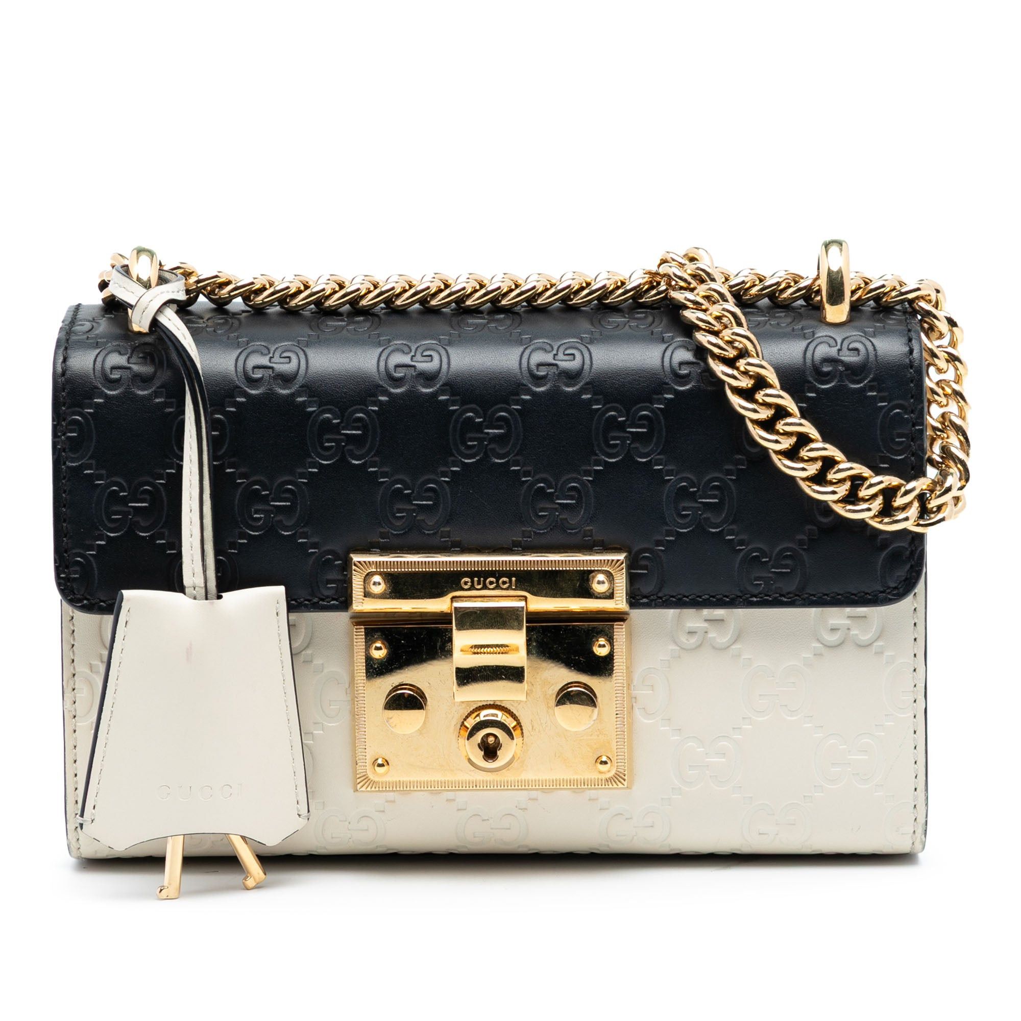 Gucci Small Guccissima Padlock Shoulder Bag Size ONE SIZE - 1 Thumbnail