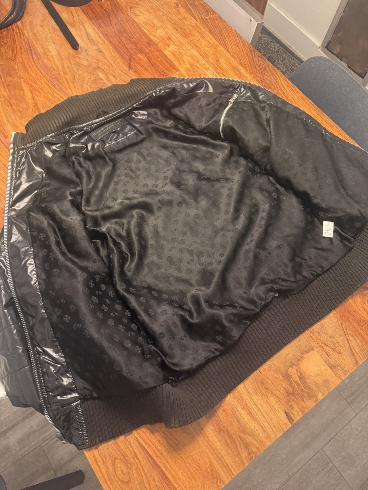 Chrome Hearts chrome hearts fleur bomber jacket Size US XL / EU 56 / 4 - 11 Thumbnail