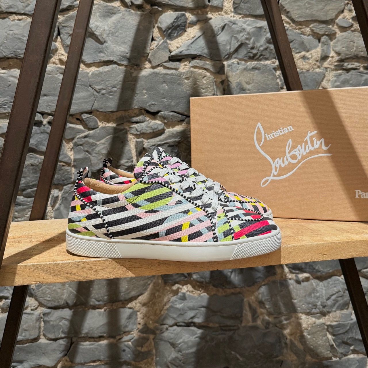 Christian Louboutin Christian Louboutin Coated Canvas Rantulow Sneakers Size US 10.5 / EU 43-44 - 1 Thumbnail