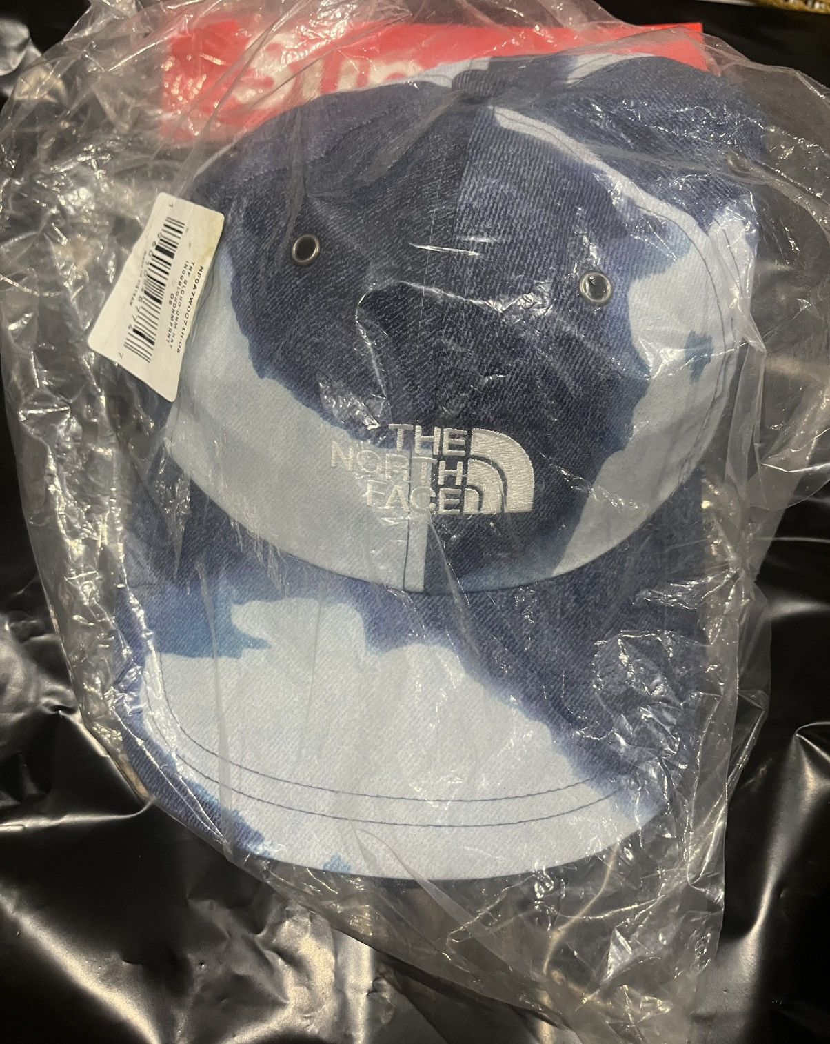 Supreme FW21 Supreme TheNorthFace Indigo Bleached Denim Camp Cap Size ONE SIZE - 1 Thumbnail
