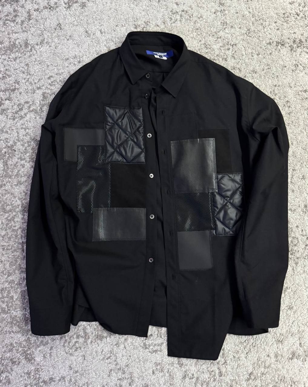 Junya Watanabe Junya Watanabe FW24 Patchwork Mixed Media Shirt Size US M / EU 48-50 / 2 - 1 Thumbnail