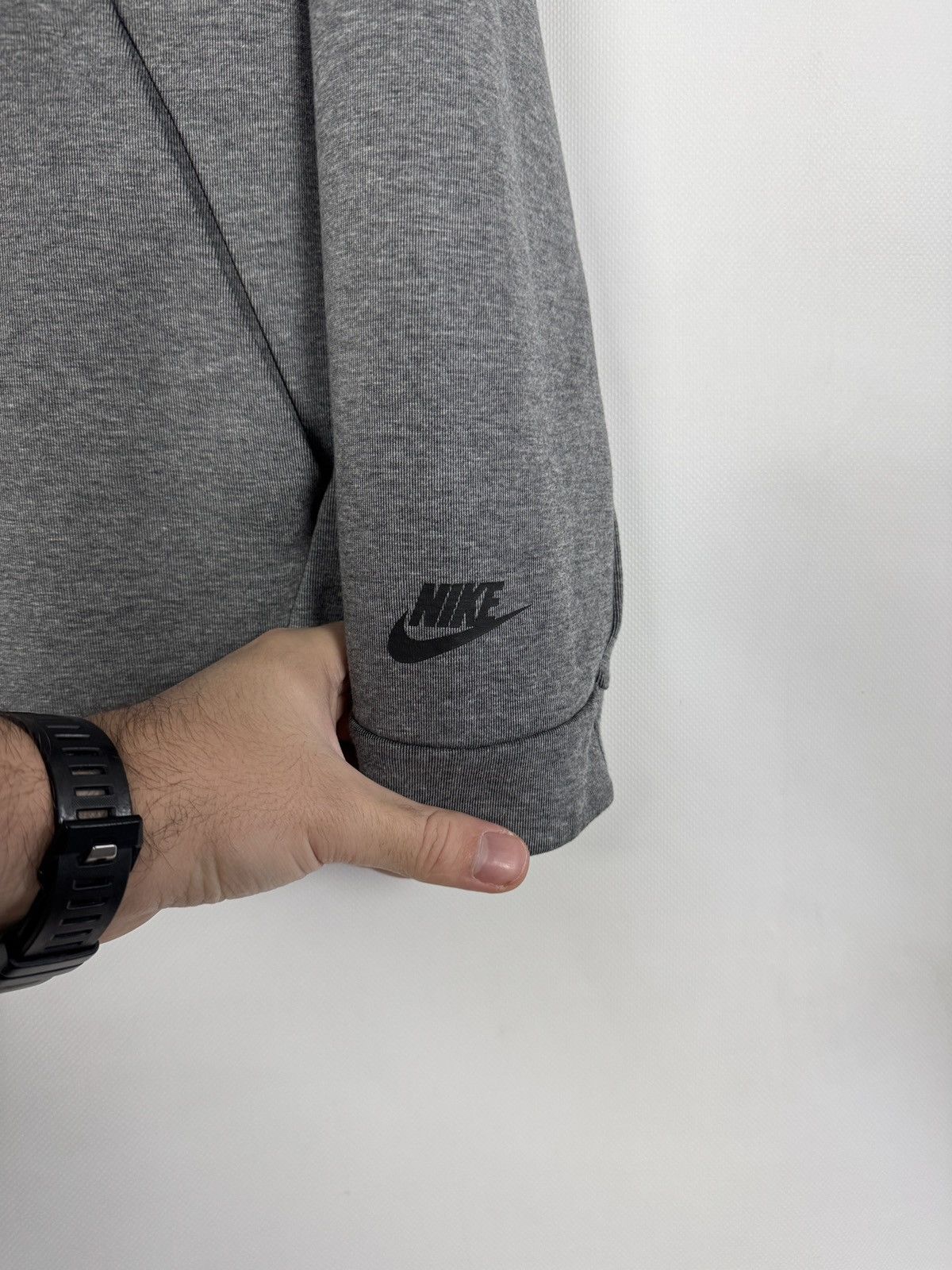 Nike Men’s Nike Tech Fleece Crewneck Sweatshirt Pockets Gray XXL Size US XXL / EU 58 / 5 - 6 Thumbnail