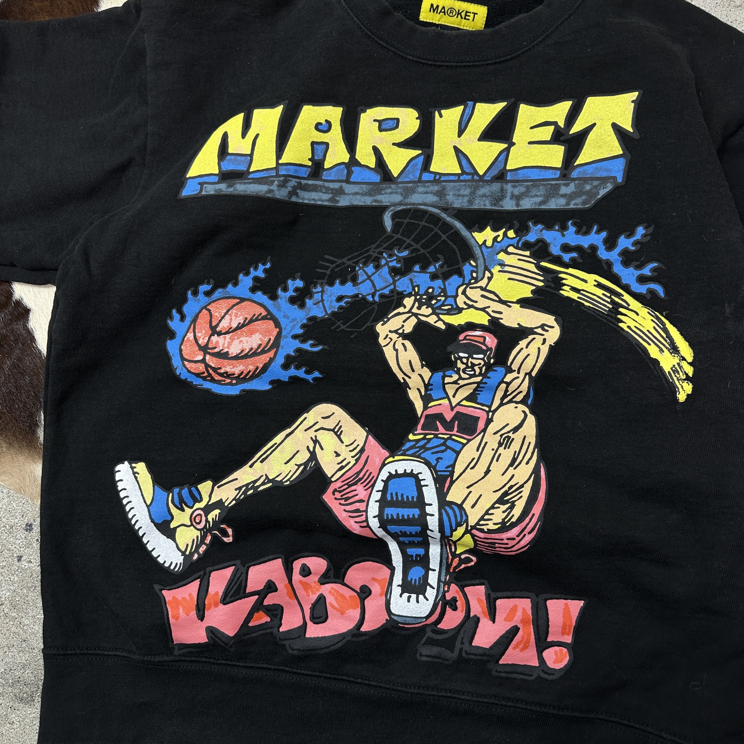 Vintage Vintage Streetwear Skater Chinatown Market Sweatshirt Y2K Size US M / EU 48-50 / 2 - 2 Thumbnail