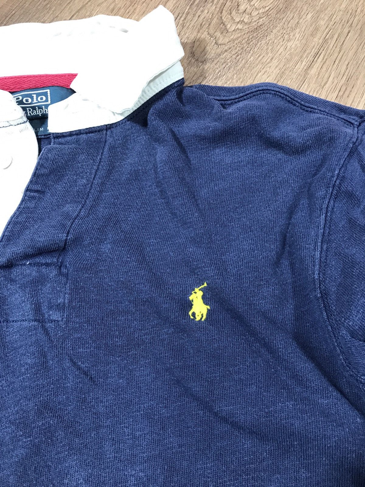 Vintage Vintage Polo Raph Lauren Rugby Long Sleeve Size US L / EU 52-54 / 3 - 4 Thumbnail