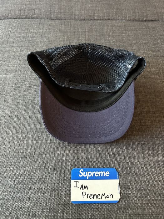 Supreme Supreme Highest Mesh back 5 panel navy SS23 trucker hat