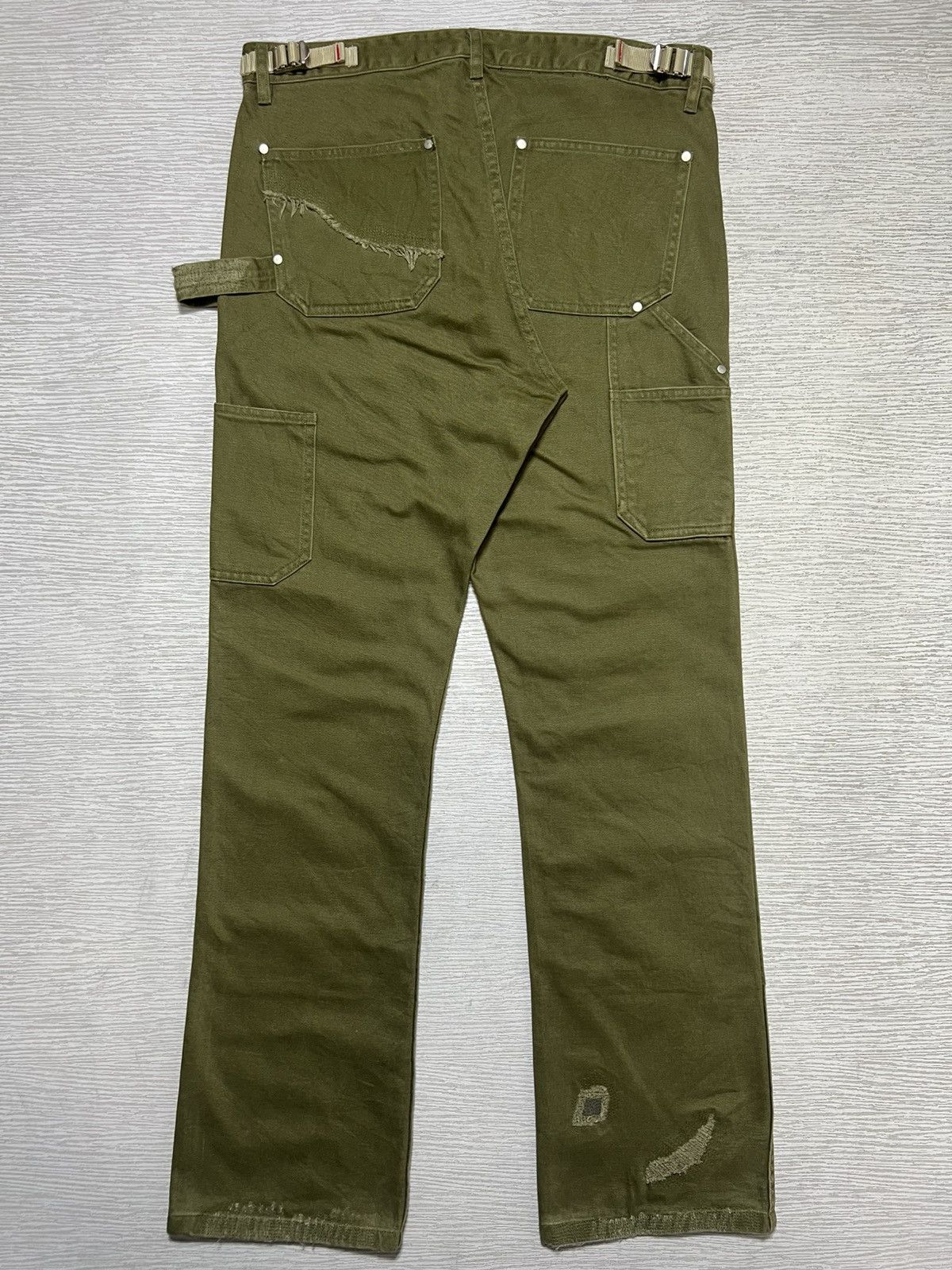 Vuja De Vuja De 004 Mori Distressed Double Knee Carpenter Pants Size US 34 / EU 50 - 2 Thumbnail