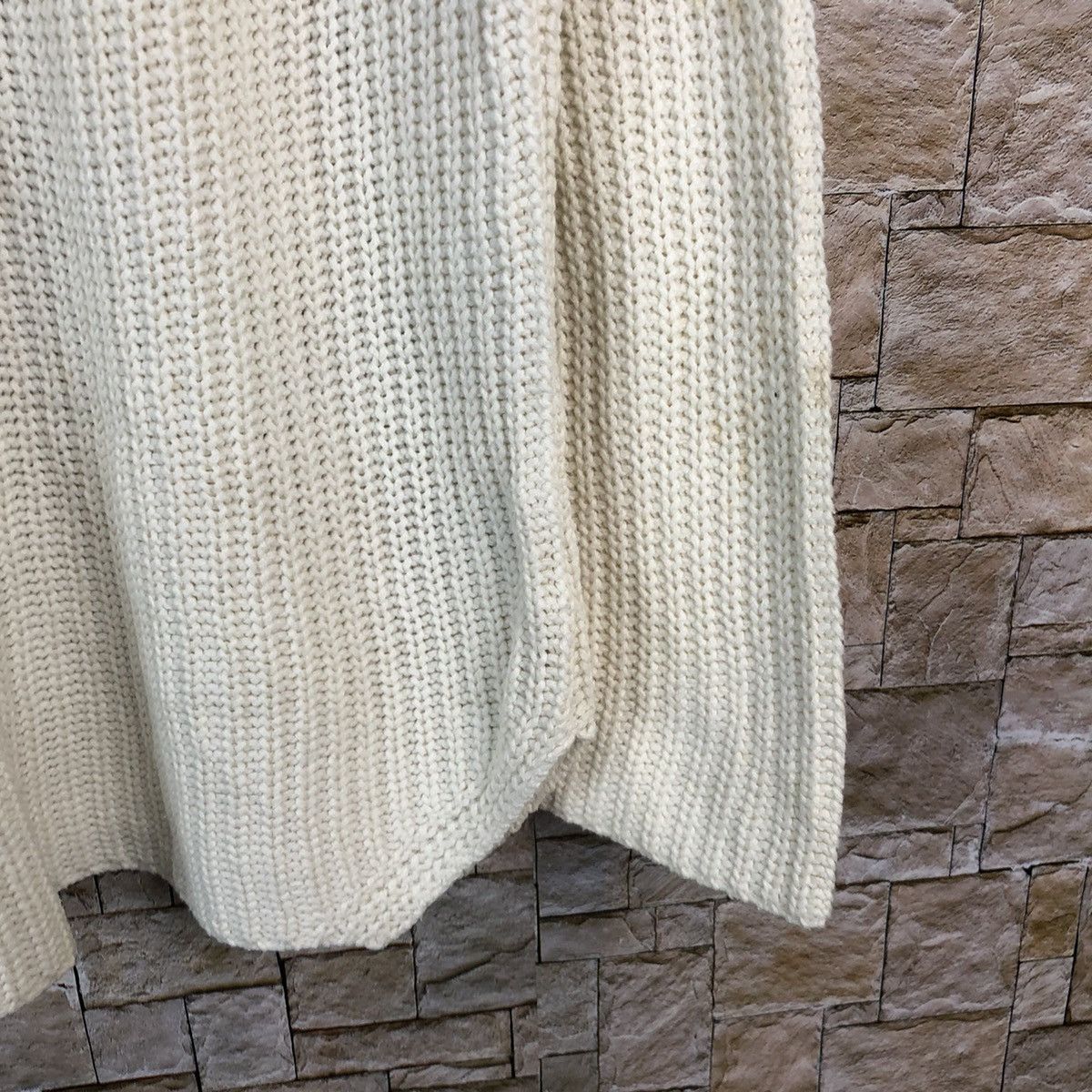 Beams Plus × Homespun Knitwear × Japanese Brand D Ming Beams White Knitwear #A1084 Size US M / EU 48-50 / 2 - 8 Thumbnail
