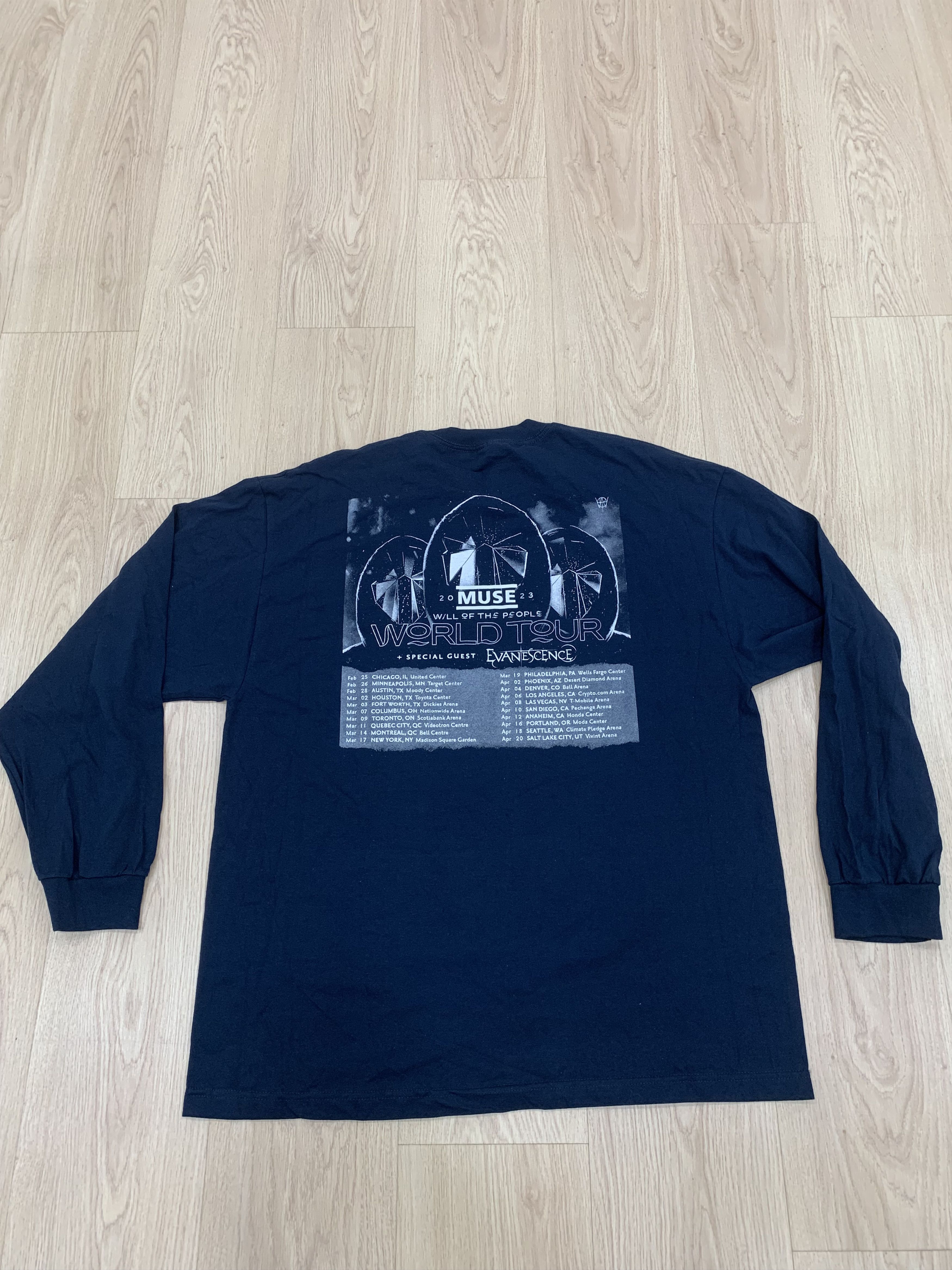 Band Tees MUSE BAND TOUR SHIRT RADIOHEAD NIRVANA OASIS BRITPOP BLUR Size US XXL / EU 58 / 5 - 5 Thumbnail