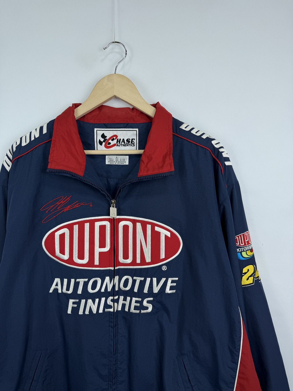 Chase Authentics × DuPont × NASCAR 🇺🇸 Vintage Jeff Gordon DuPont Chase Authentics Racing Jacket Size US L / EU 52-54 / 3 - 4 Thumbnail