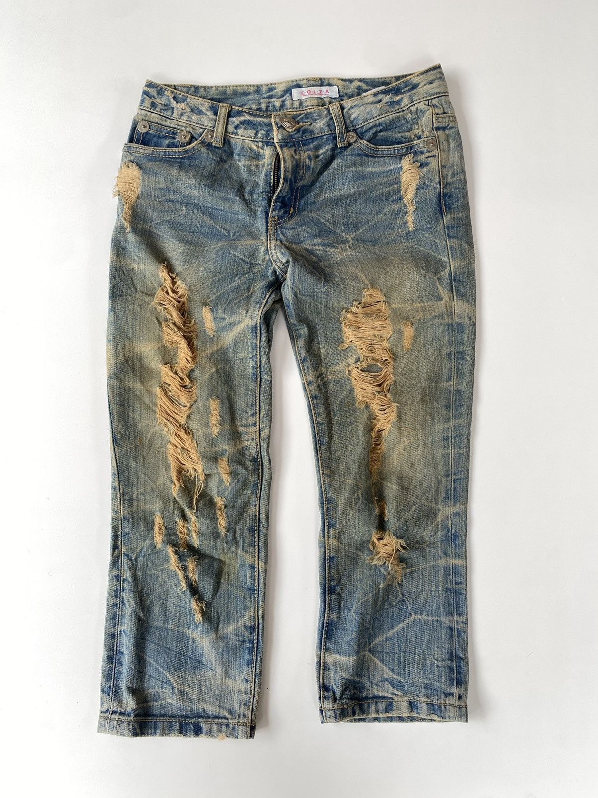 Japanese Brand × Vintage Vintage Distressed Denim Colza Japan Size US 29 - 1 Thumbnail