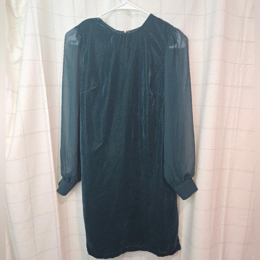 J.Crew J Crew Velvet Mini Dress Size XXS / US 00 / IT 34 - 3 Thumbnail