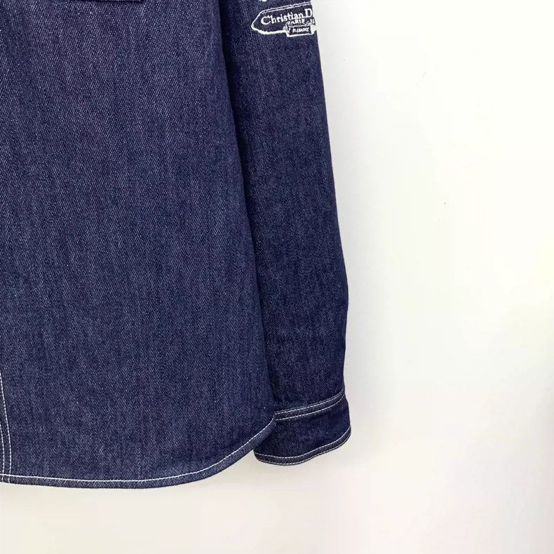Dior Dior Size 39 25 Archive Labels Series Dark Blue Letter Em Size US XXS / EU 40 - 4 Thumbnail