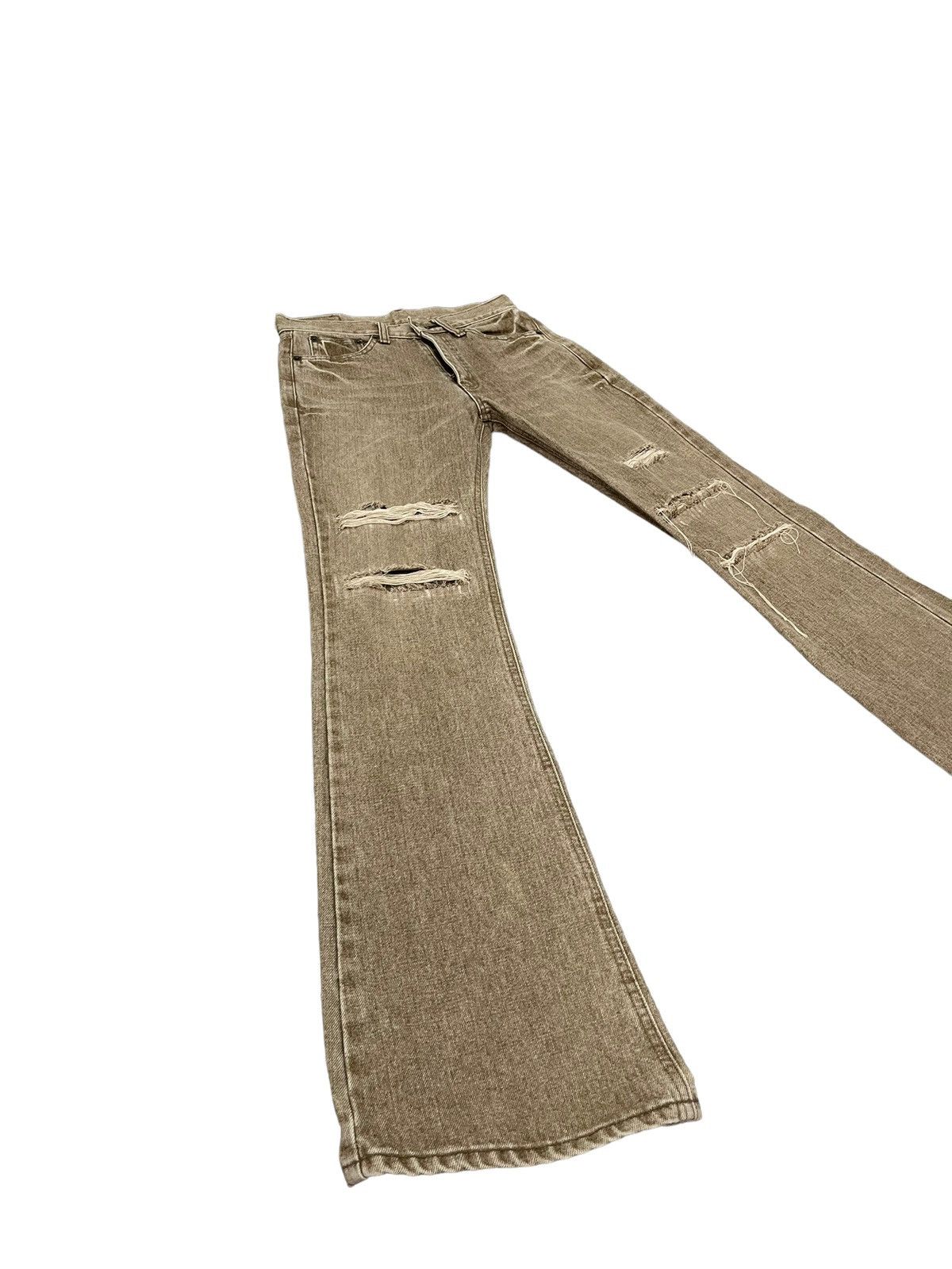 Japanese Brand Flare Jeans Vtg Bobson Japan Distress Boot Cut 7🟦1 Size US 28 / EU 44 - 1 Thumbnail