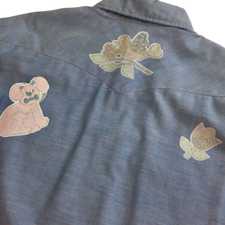 Other Vtg JcPenney BiG MaC Blue Thin CHAMBRAY 50/50 shirt Size US XL / EU 56 / 4 - 5 Thumbnail