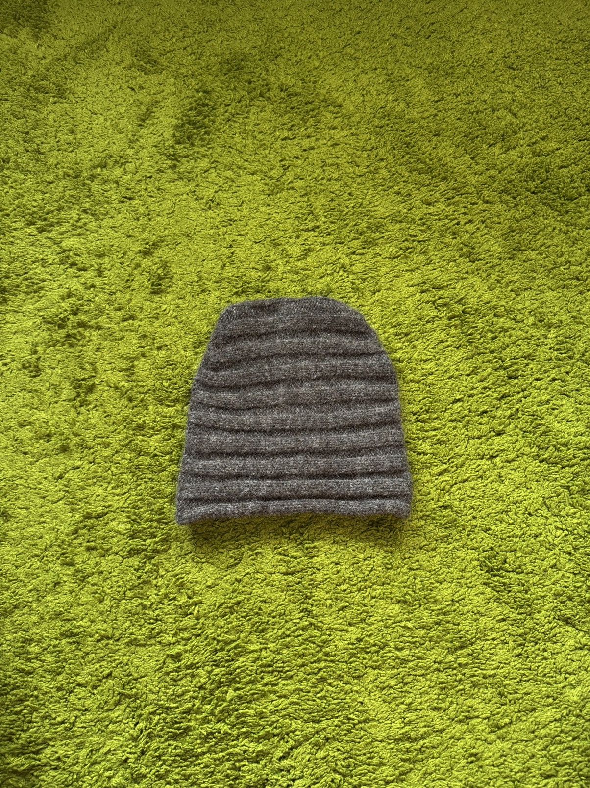Isabel Benenato Isabel Benenato avant garde mohair alpaca blend ribbed hat Size ONE SIZE - 4 Thumbnail