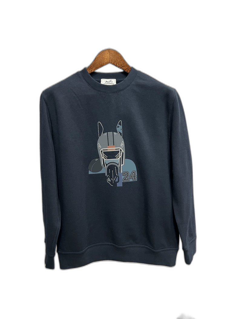 Hermes Hermes New Horse Design Sweatshirt Size US M / EU 48-50 / 2 - 1 Thumbnail