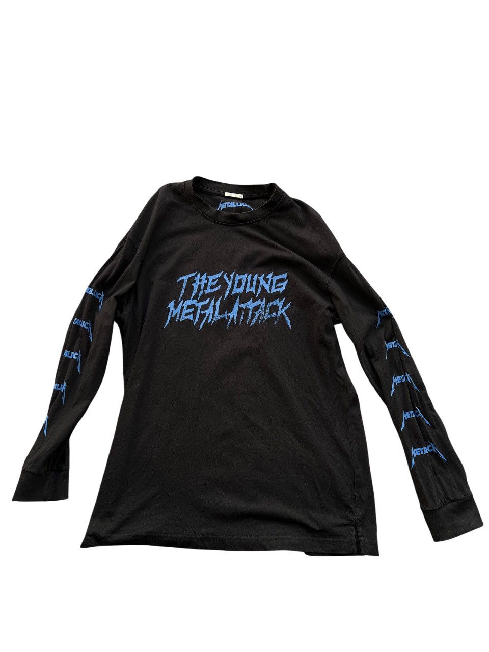 GU Band Tees x GU x Metallica Young Metal Attack Size US S / EU 44-46 / 1 - 1 Thumbnail