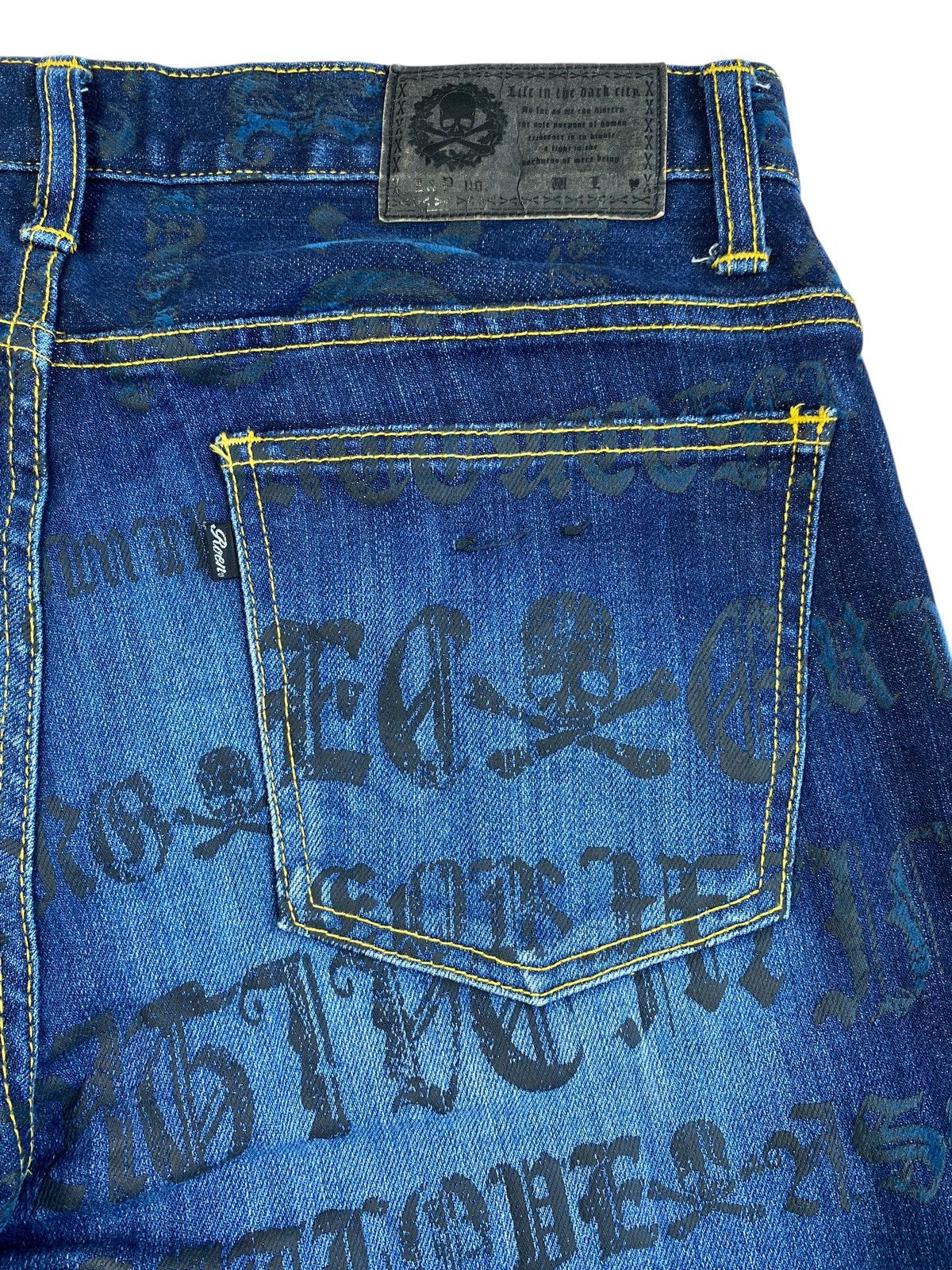 Japanese Brand Roen for men Script Regular Fit Denim Size US 32 / EU 48 - 13 Thumbnail