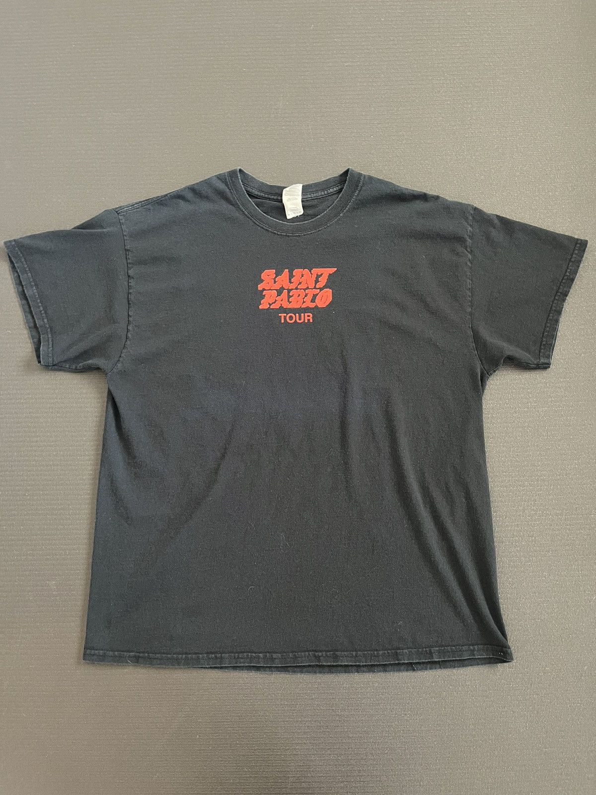 image of Kanye West Saint Pablo Tour Shirt in Black, Men's (Size XL)