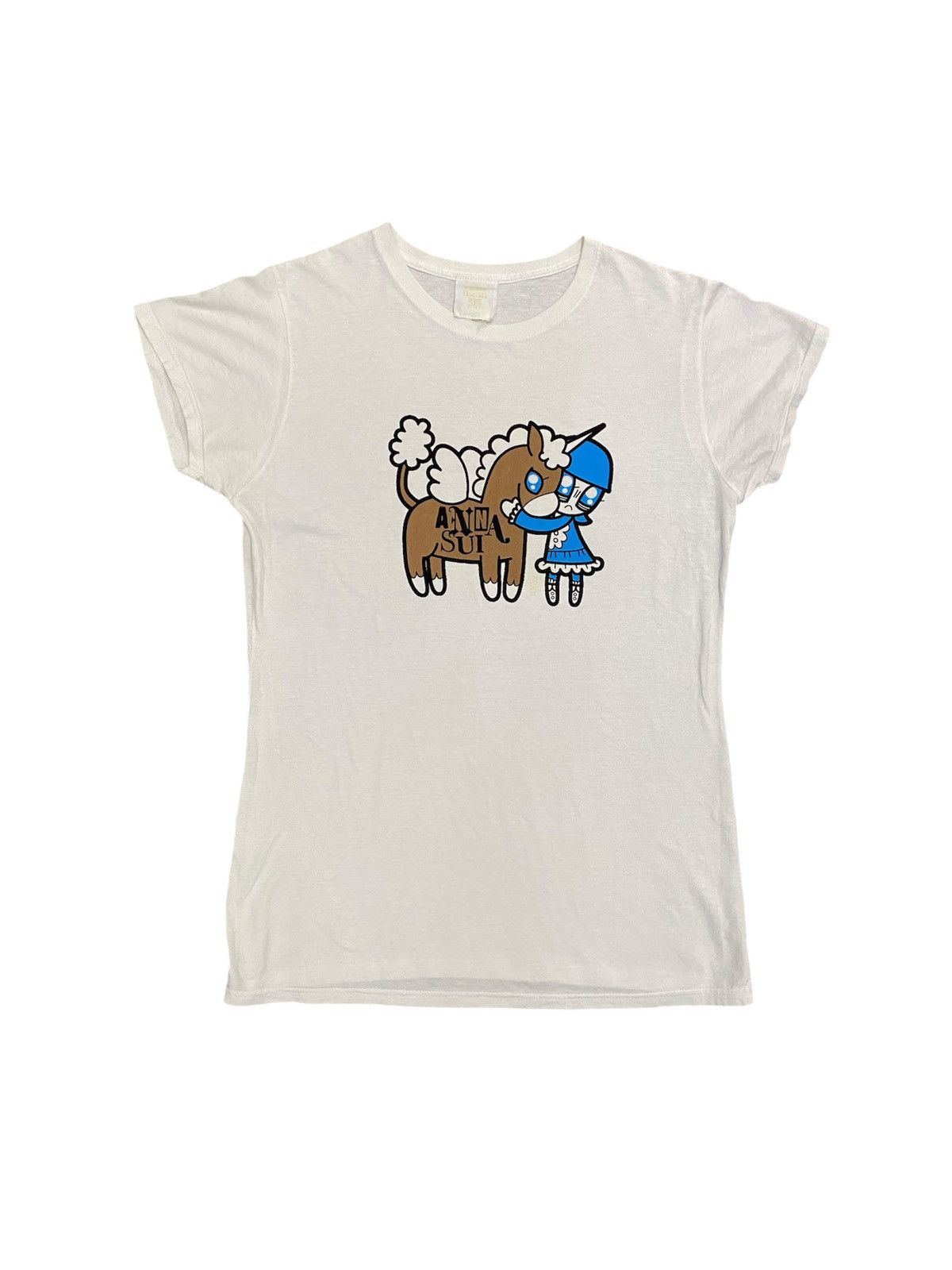 Anna Sui 1990s Anna Sui Unicorn Powerpuff girll tee Size S / US 4 / IT 40 - 1 Thumbnail