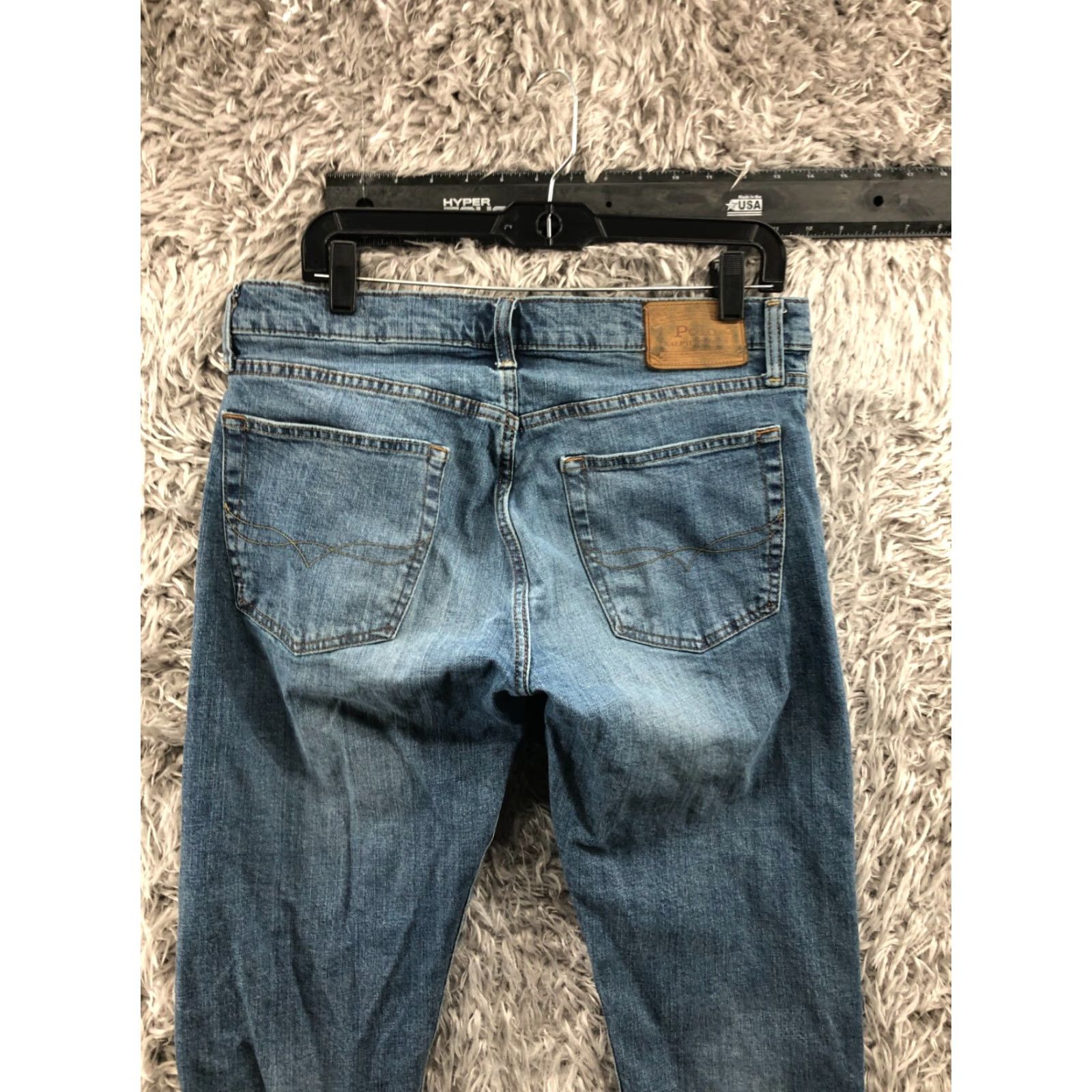 Ralph Lauren Ralph Lauren Jeans Mens Straight 32x32 Mid Rise Medium Wash Blue Size US XS / EU 42 / 0 - 7 Thumbnail