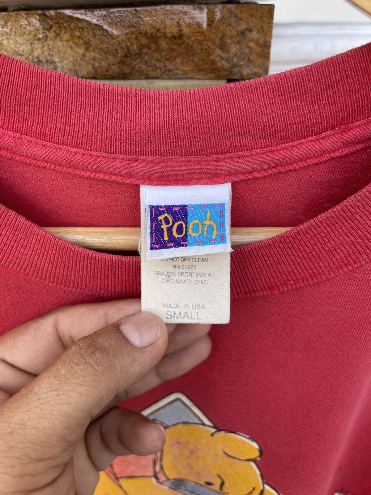 Disney Rare🔥Vintage 90s Disney Pooh Faded Tee Size US S / EU 44-46 / 1 - 4 Thumbnail