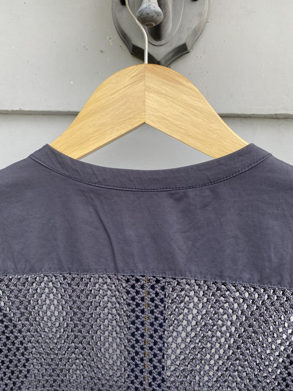 Designer × Vintage Fishnet Cool Rick Owens Style Mesh Longsleeve Size US M / EU 48-50 / 2 - 10 Thumbnail