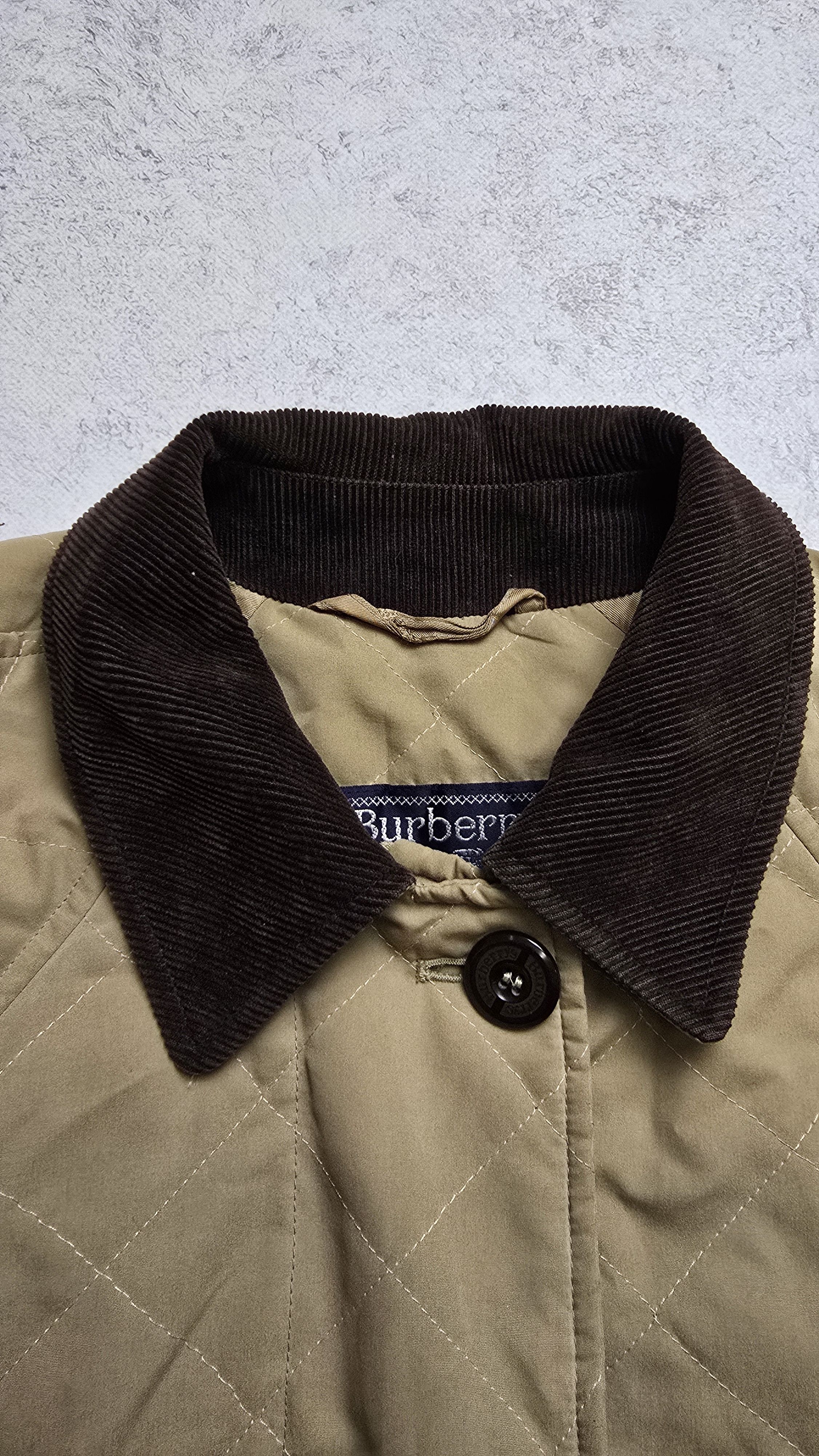 Burberry Vintage Burberrys London Women' Quilted Jacket Trench Coat Size L / US 10 / IT 46 - 16 Thumbnail