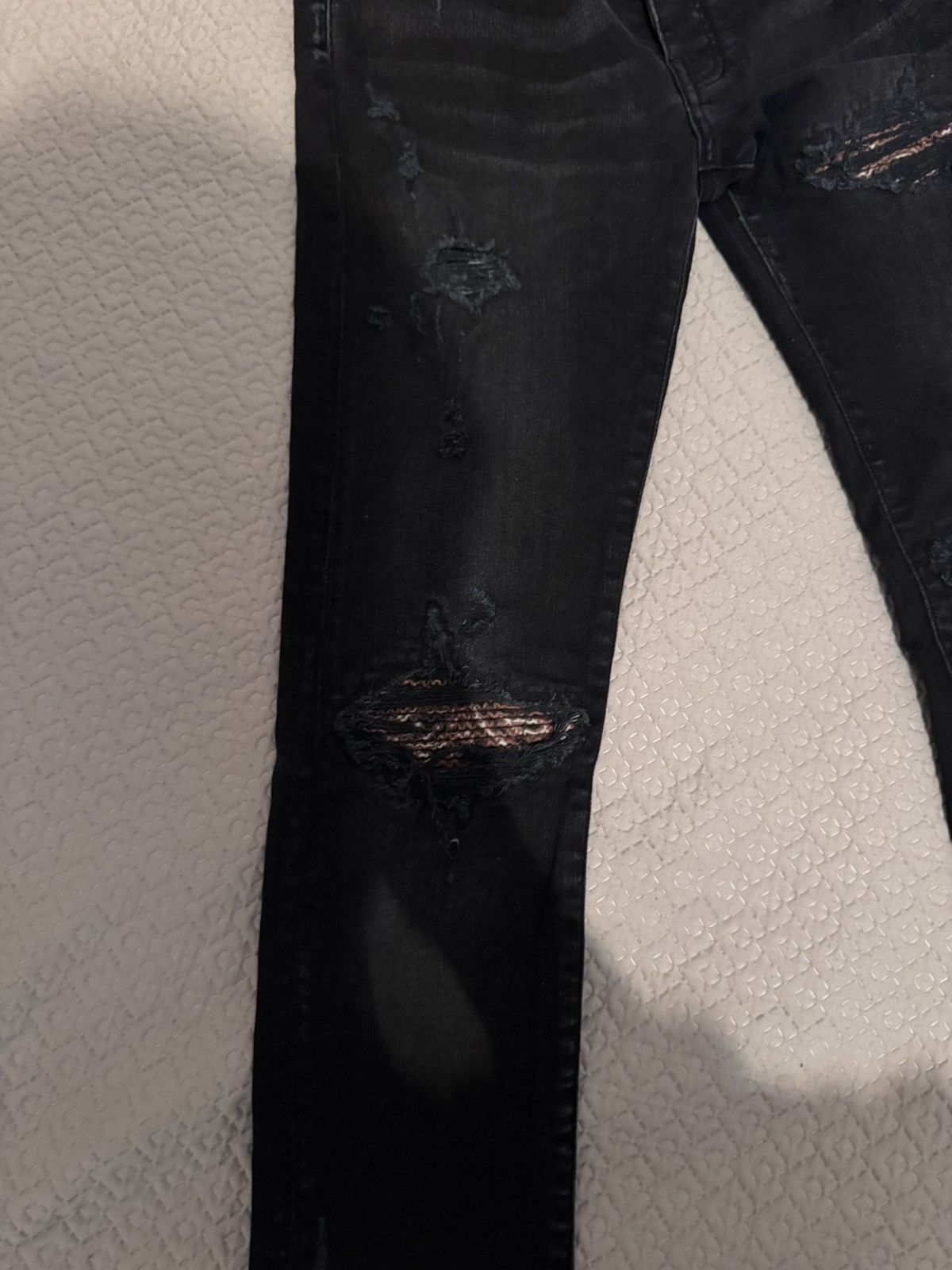 Amiri AMIRI Distressed skinny jeans Size US 32 / EU 48 - 7 Thumbnail