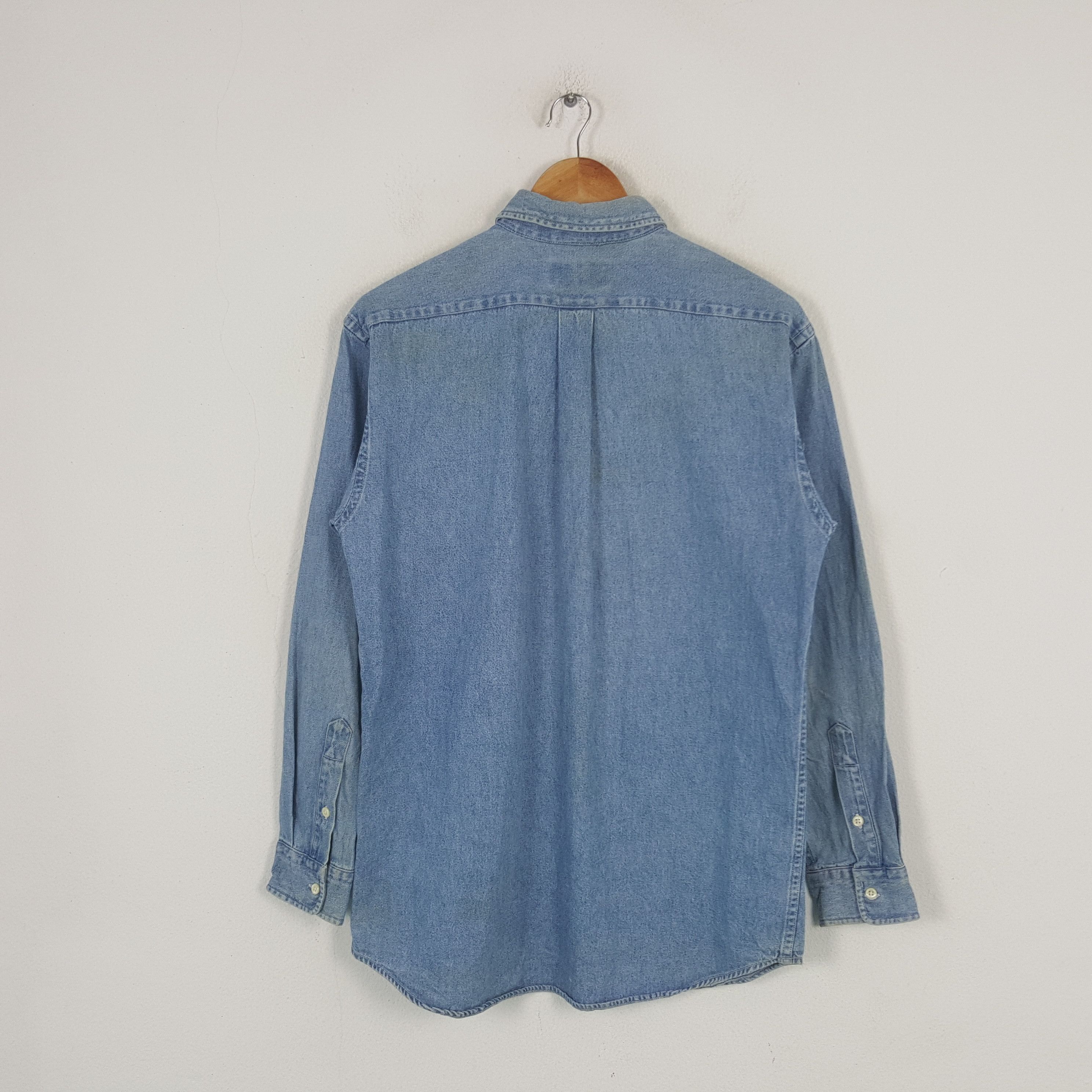 Polo Ralph Lauren × Vintage Vintage Polo Ralph Lauren American Denim Shirt C285N35 Size US M / EU 48-50 / 2 - 3 Thumbnail