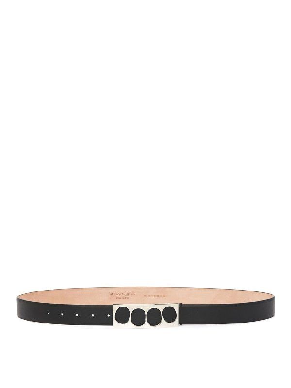 Alexander McQueen o1w1db10725 Size:90/The Grip Belt in Black Size ONE SIZE - 1 Thumbnail