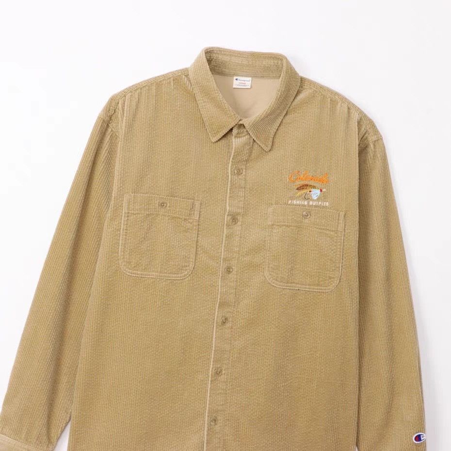 Champion Champion 24FW Men's Long Sleeve Casual Shirt Ｑ22 Size US L / EU 52-54 / 3 - 4 Thumbnail