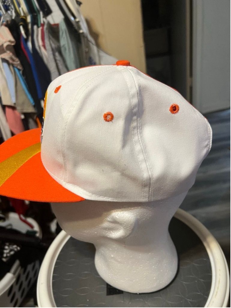 Vintage Men's Tide Racing Team One Size Snapback Hat Orange White Size ONE SIZE - 2 Thumbnail