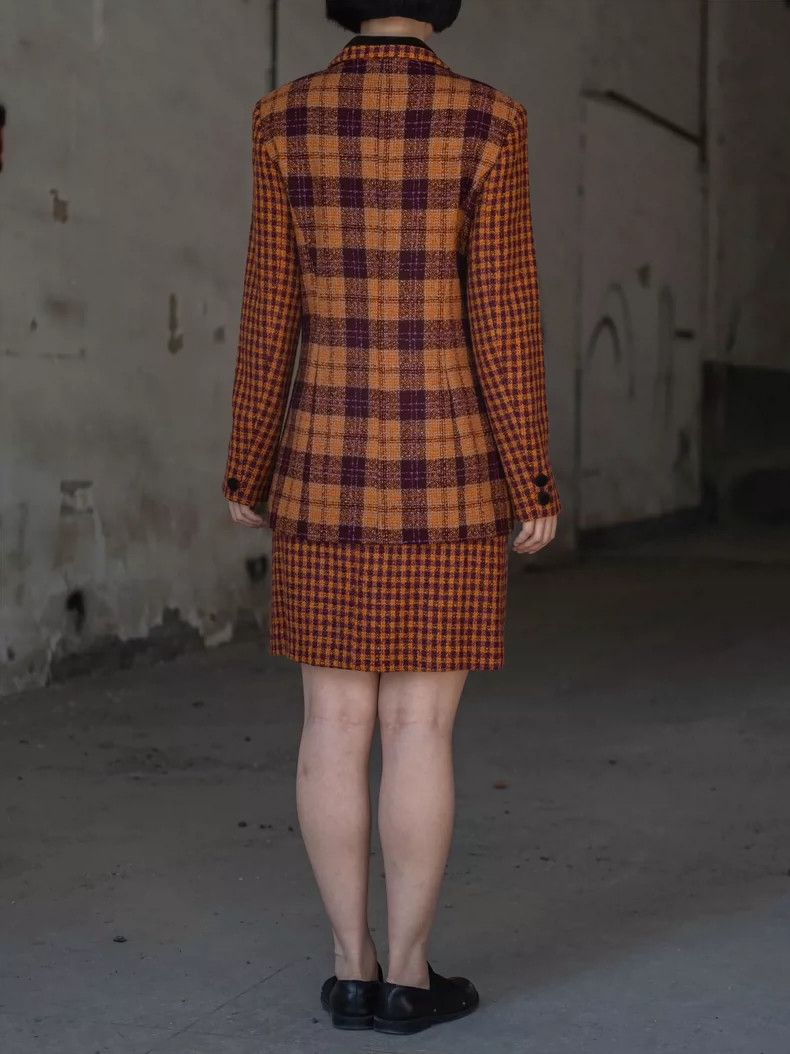 Kenzo KENZO size6 Pumpkin velvet grid set Size M / US 6-8 / IT 42-44 - 5 Thumbnail