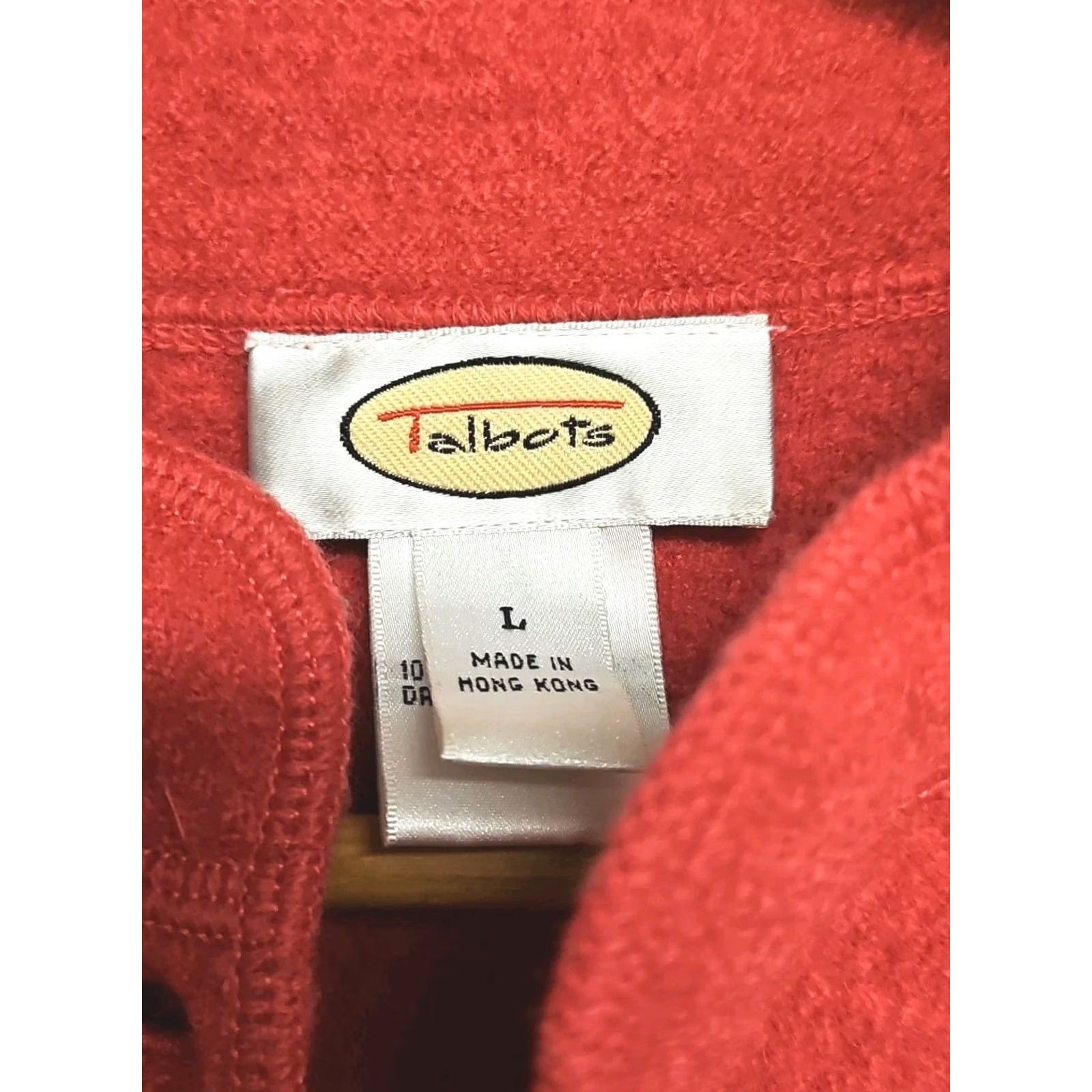 Talbots VINTAGE Talbots Cardigan Jacket Wool Pink Women’s Size L 90s Hong Kong Women Size L / US 10 / IT 46 - 3 Thumbnail