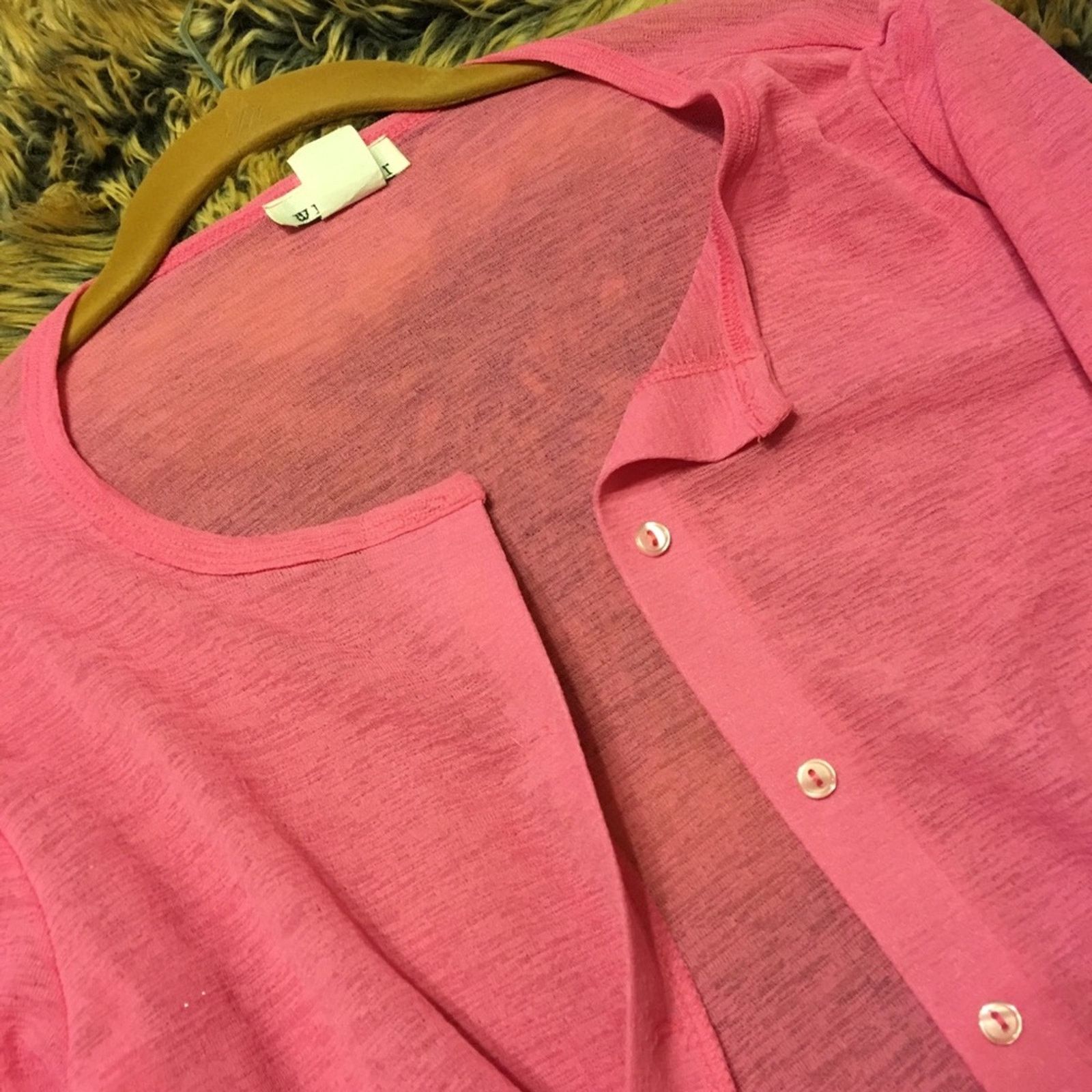 Other Windsor pink button front top sheer shirt M Size M / US 6-8 / IT 42-44 - 6 Thumbnail
