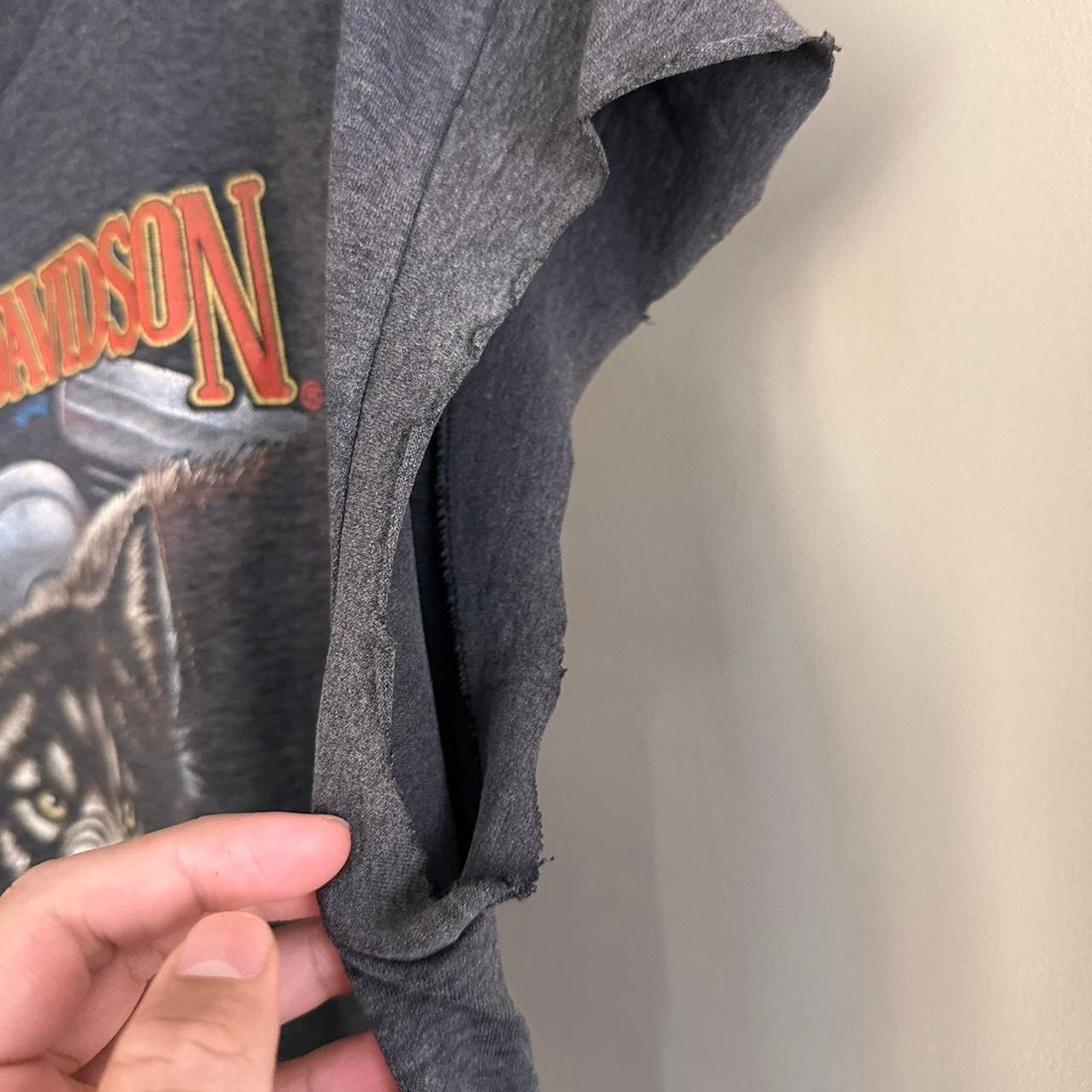 Harley Davidson × Vintage Vintage 1991 Harley Davidson 3D Emblem Shirt Size US XL / EU 56 / 4 - 4 Thumbnail