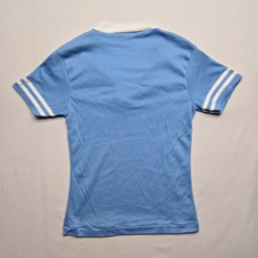 Vintage Vintage Le Riche Blank Henley Shirt Blue Striped S Tee Size S / US 4 / IT 40 - 5 Thumbnail