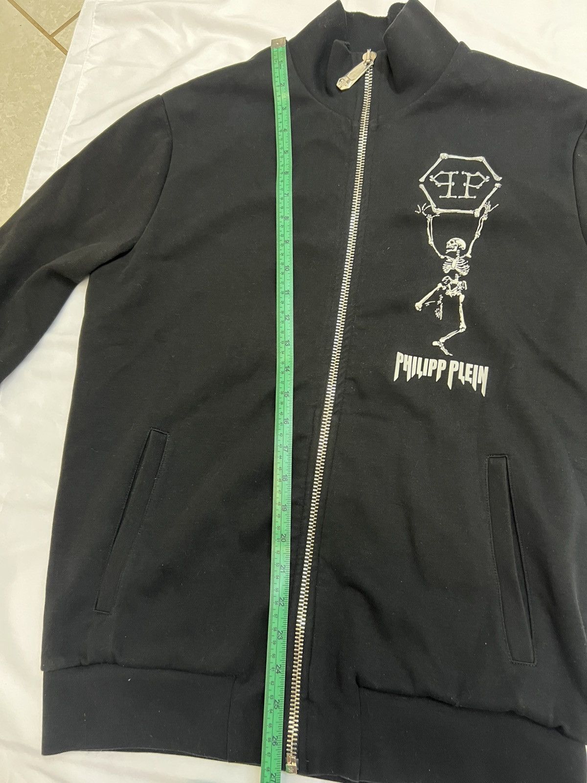 Philipp Plein Philip Plein Logo Zip Up Cardigan Sweatshirt Size US L / EU 52-54 / 3 - 14 Thumbnail