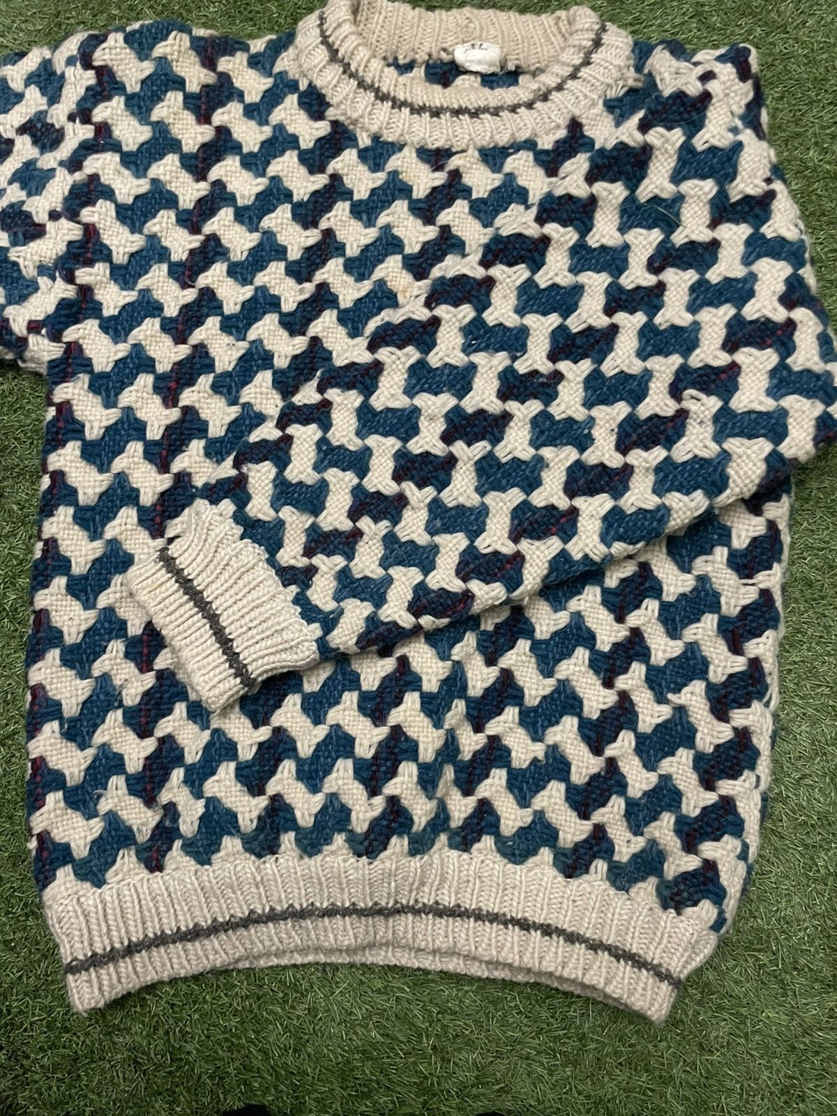 Vintage Vintage Wool Knit Sweater Size US XL / EU 56 / 4 - 1 Thumbnail
