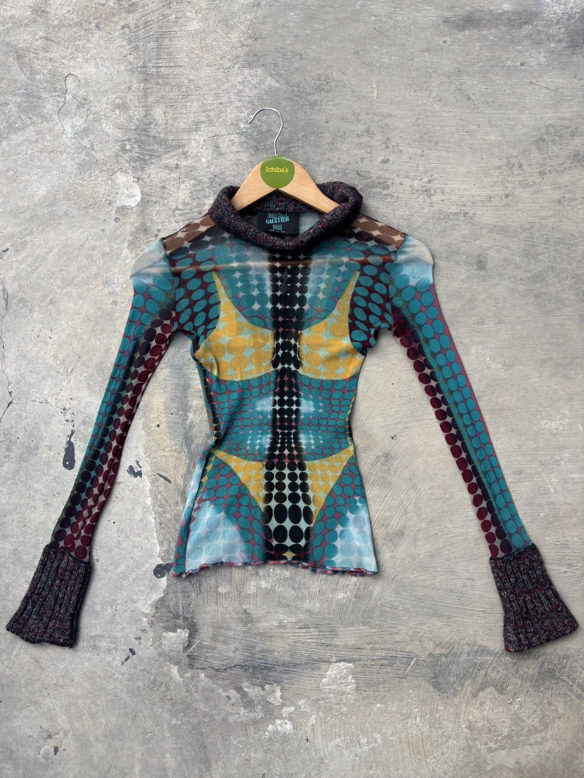 Jean Paul Gaultier Jean Paul Gaultier FW1995 Cyber Dot Mesh Size S / US 4 / IT 40 - 1 Thumbnail
