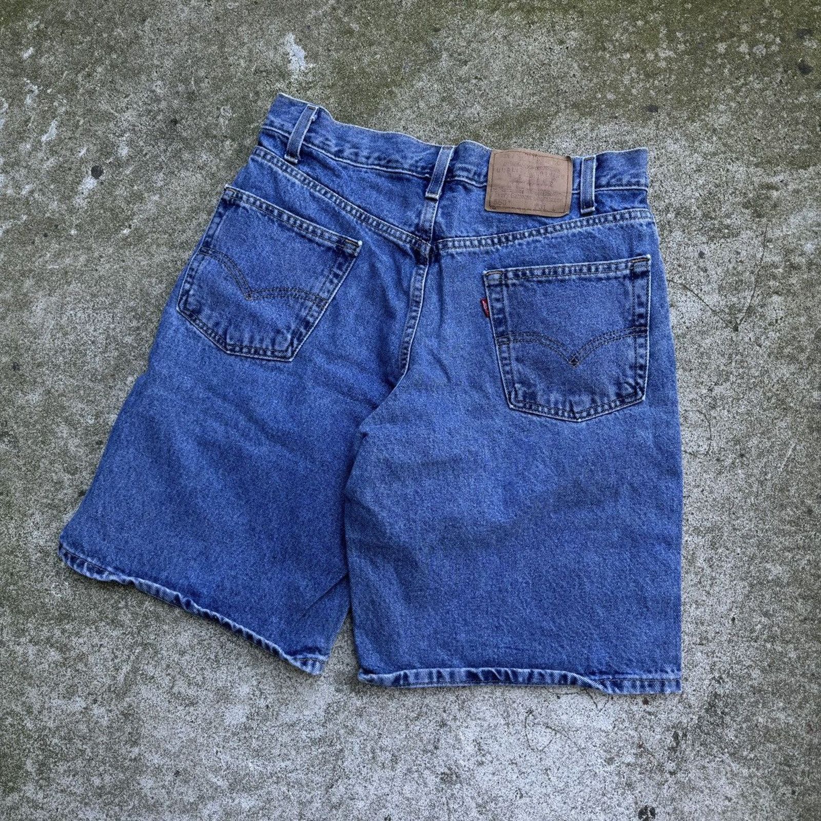 Levi's Vintage Levi's 560 Baggy Relaxed Fit Denim Jean Shorts Size US 31 - 11 Thumbnail
