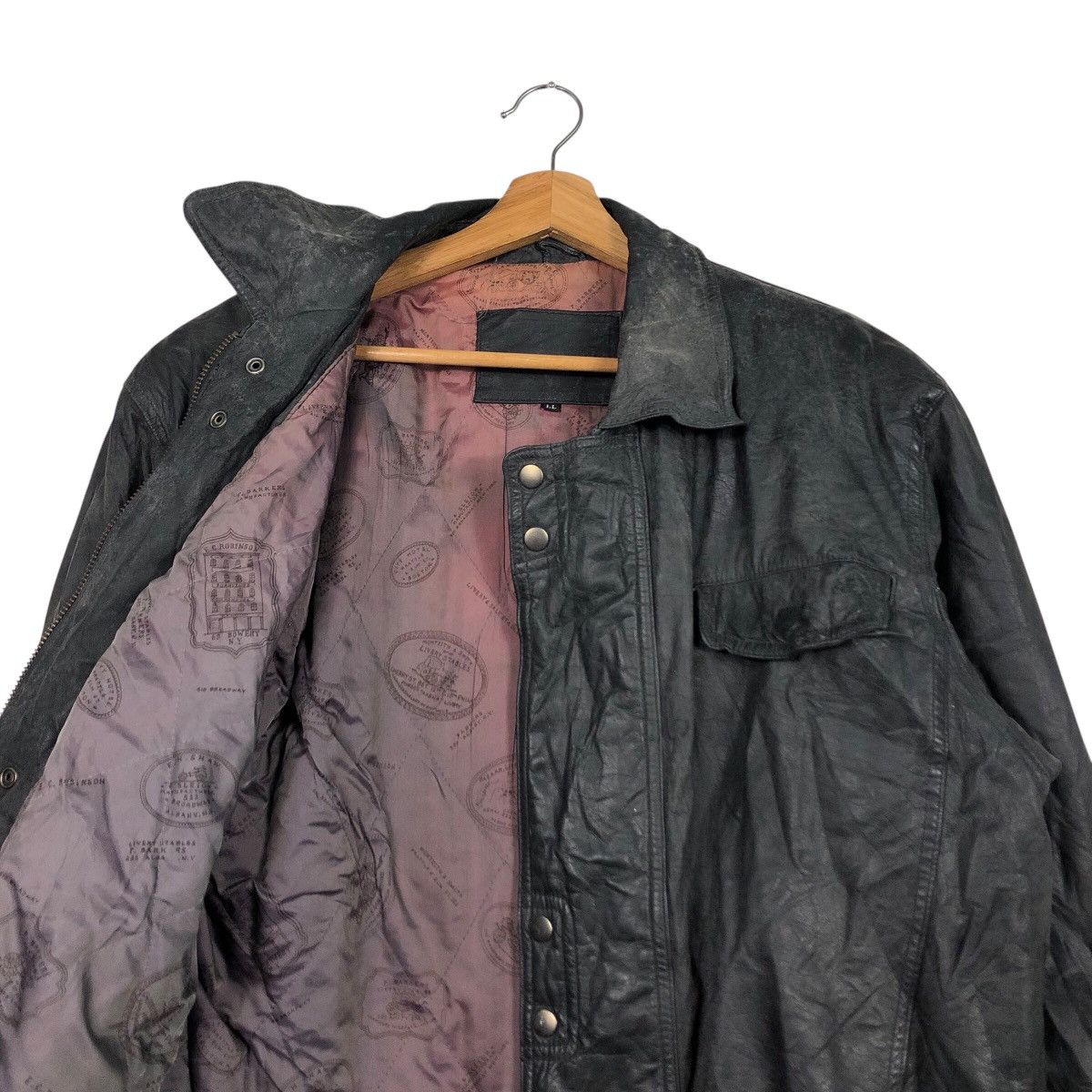 Japanese Brand 📌Vintage Biker Leather Jacket Issey Miyake Size US L / EU 52-54 / 3 - 12 Thumbnail