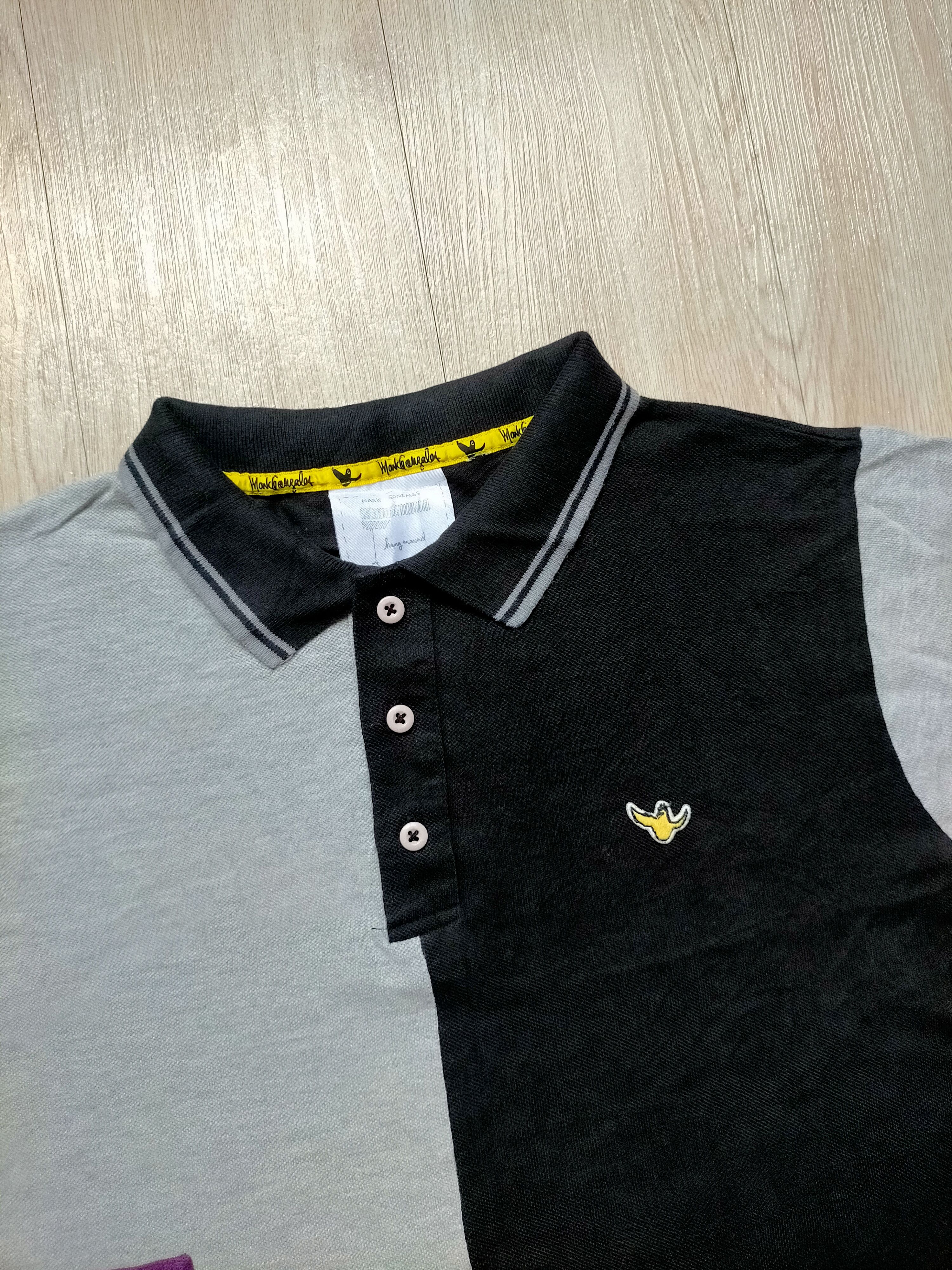 Hysteric Glamour Mark Gonzales Patchwork polo tee Size US L / EU 52-54 / 3 - 6 Thumbnail
