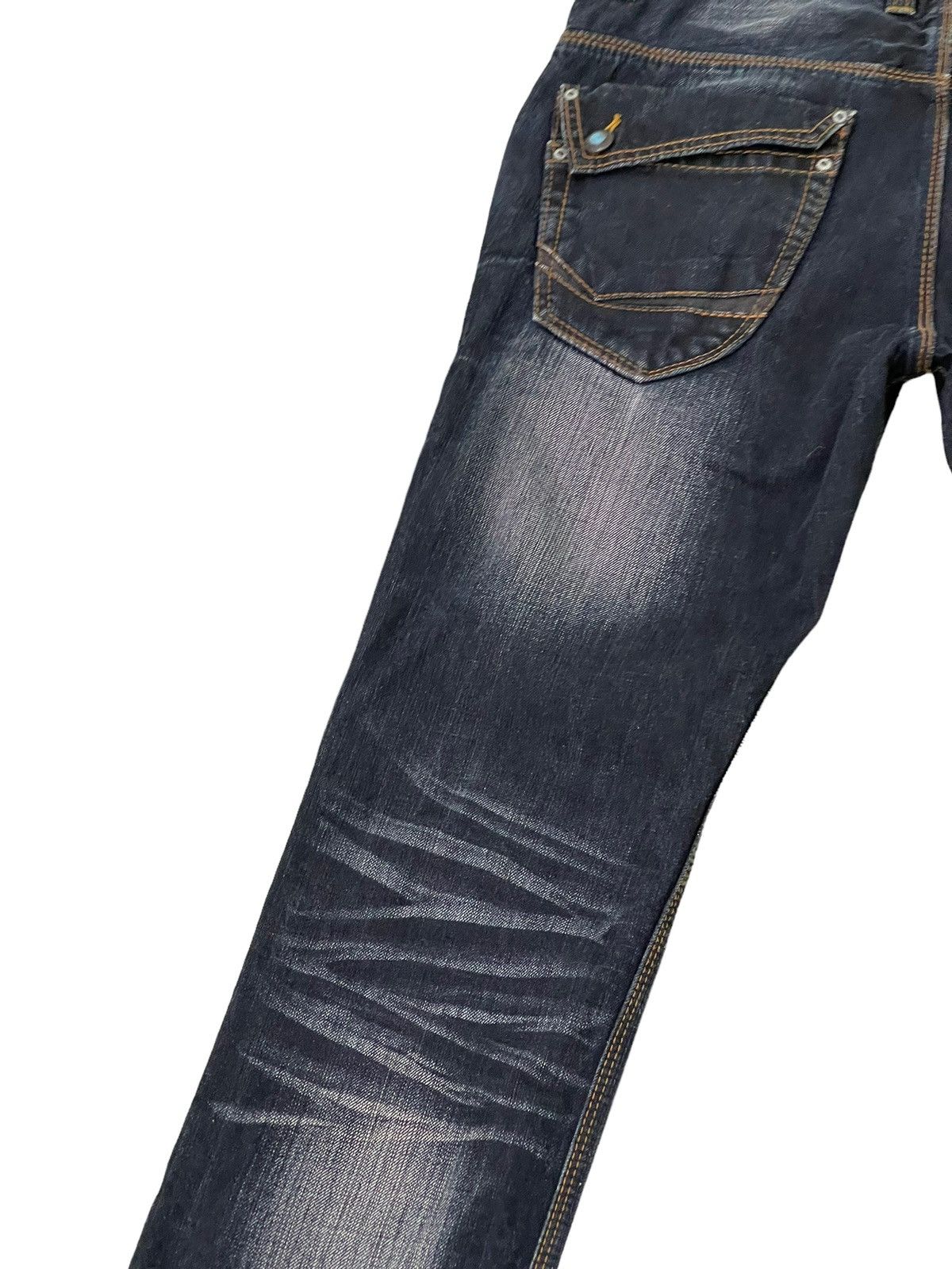 Japanese Brand Slim Jeans Nicole Club Distress Faded Low Rise Denim 7🟦5 Size US 32 / EU 48 - 16 Thumbnail