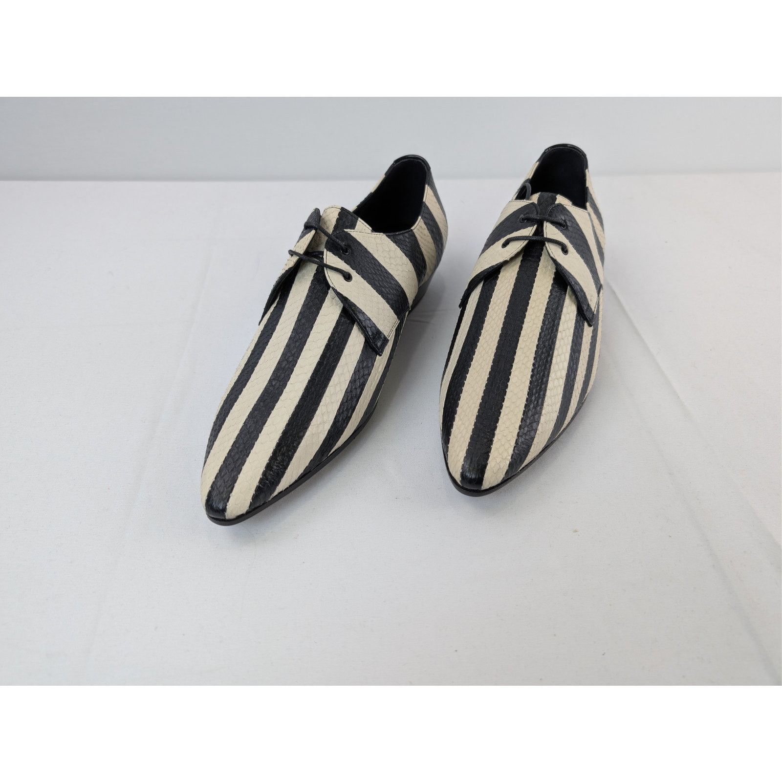o1rshd1 Jonas 25 Derby Striped Shoes Boots Off White/Black