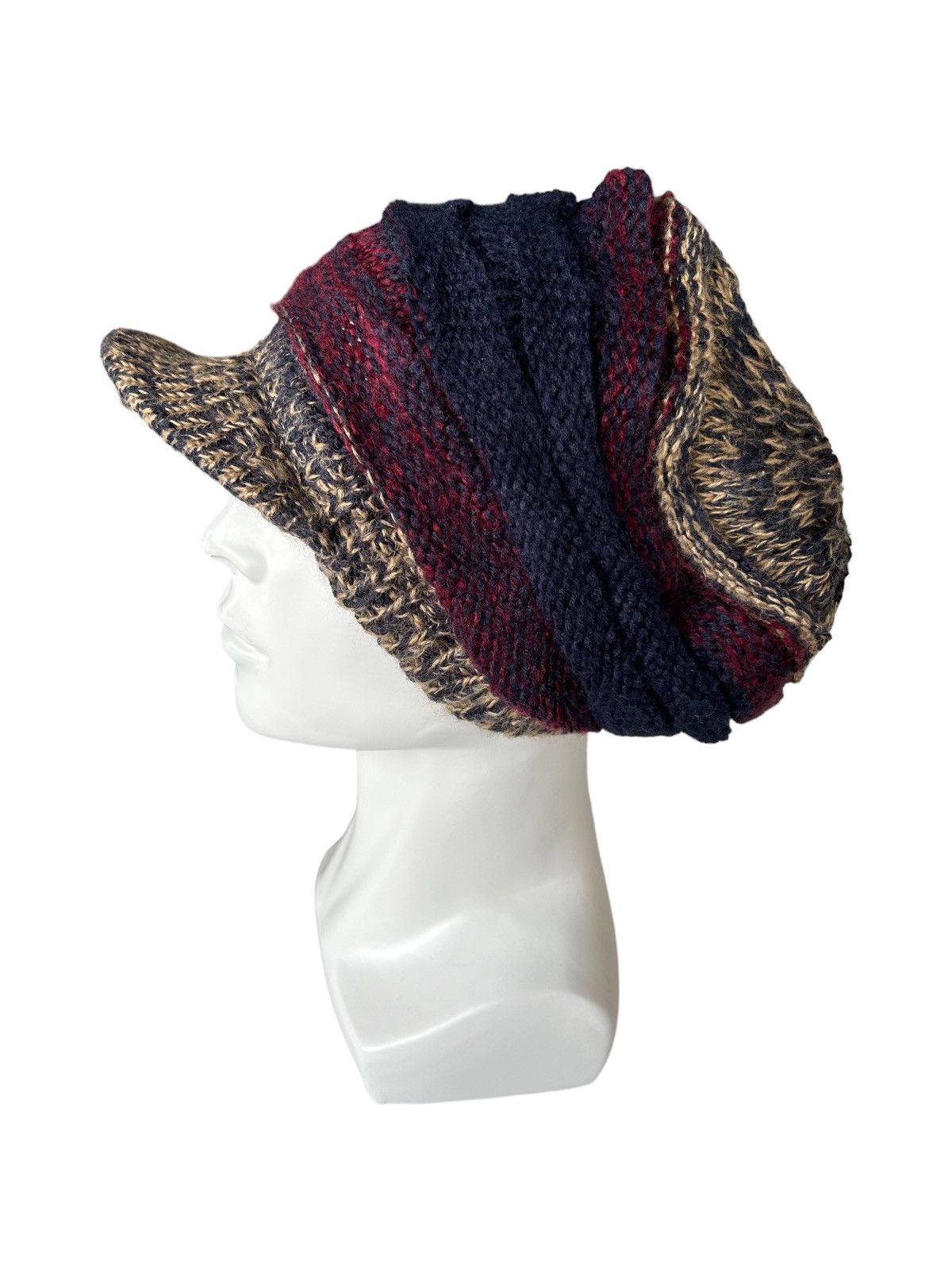 14th Addiction × Japanese Brand Multicolor Crochet Knitted Hats Size ONE SIZE - 1 Thumbnail