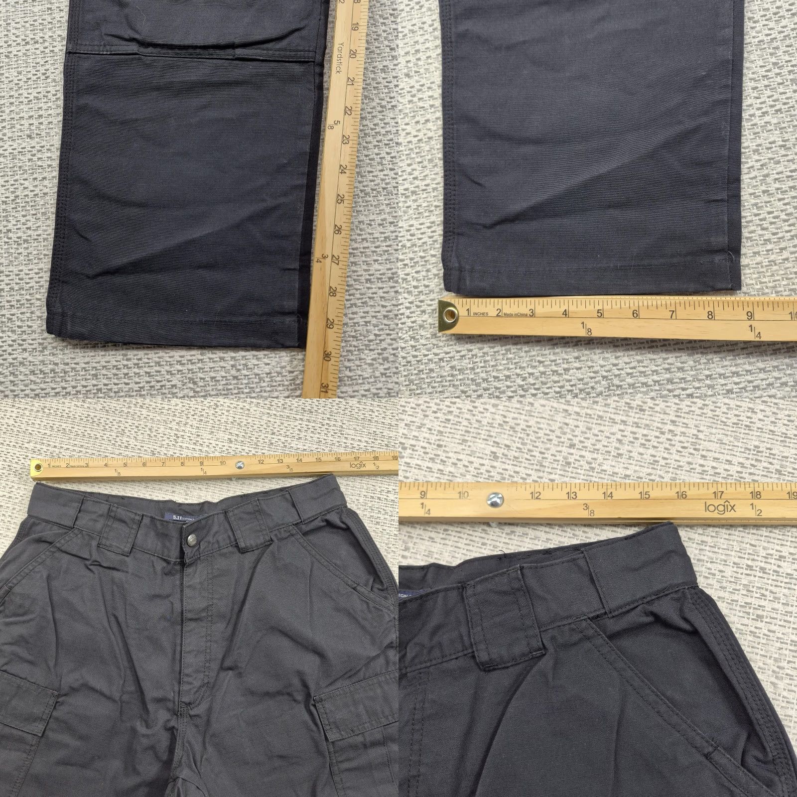 Vintage **5.11 Tactical Series Mens Pants Black Cargo Workwear Ripstop** User: **5.11 Tactical Series Mens Black Cargo Pants Ripstop** Size US 35 - 8 Thumbnail
